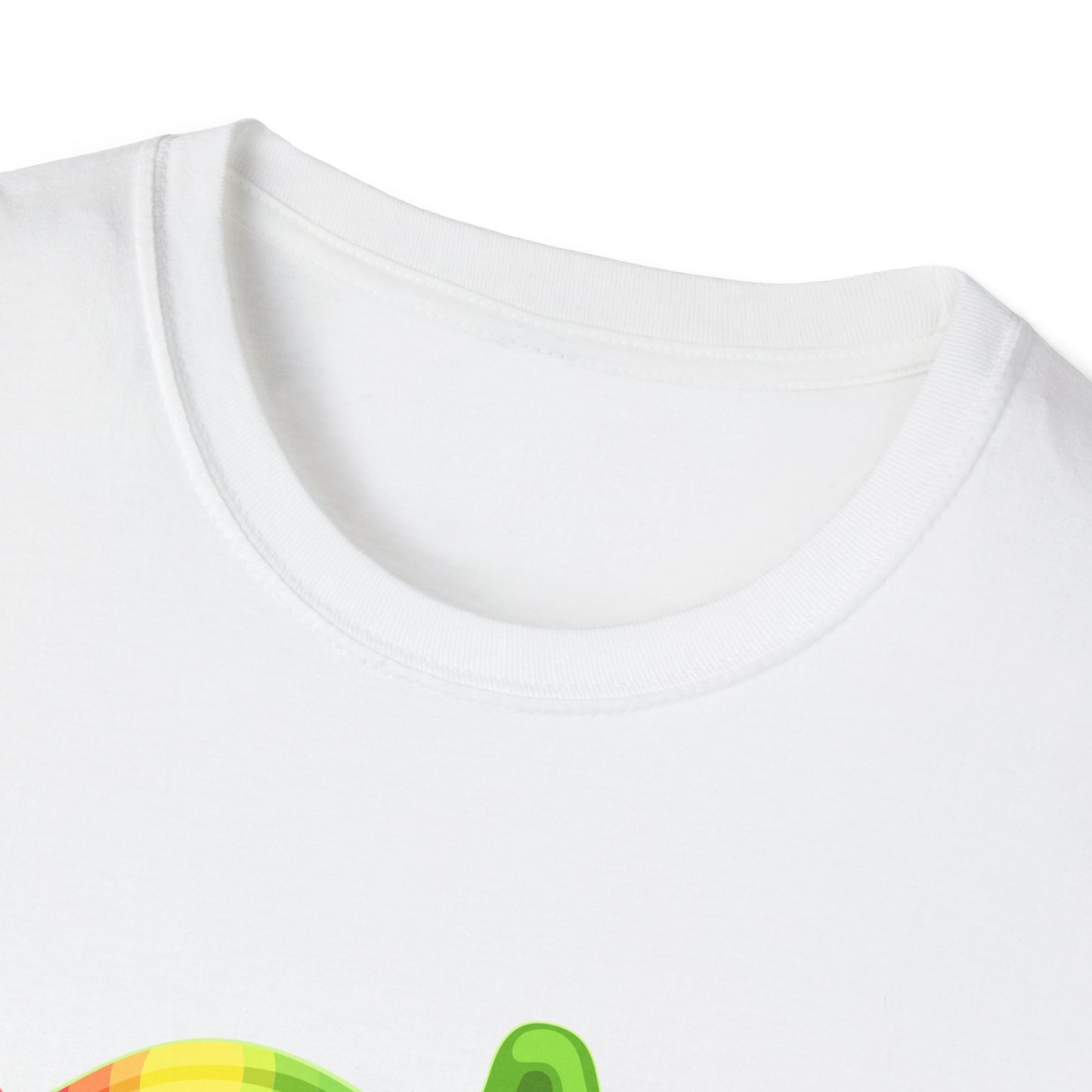 Unique Colorful Chameleon Unisex Softstyle T-Shirt - I'm Unique - 11823