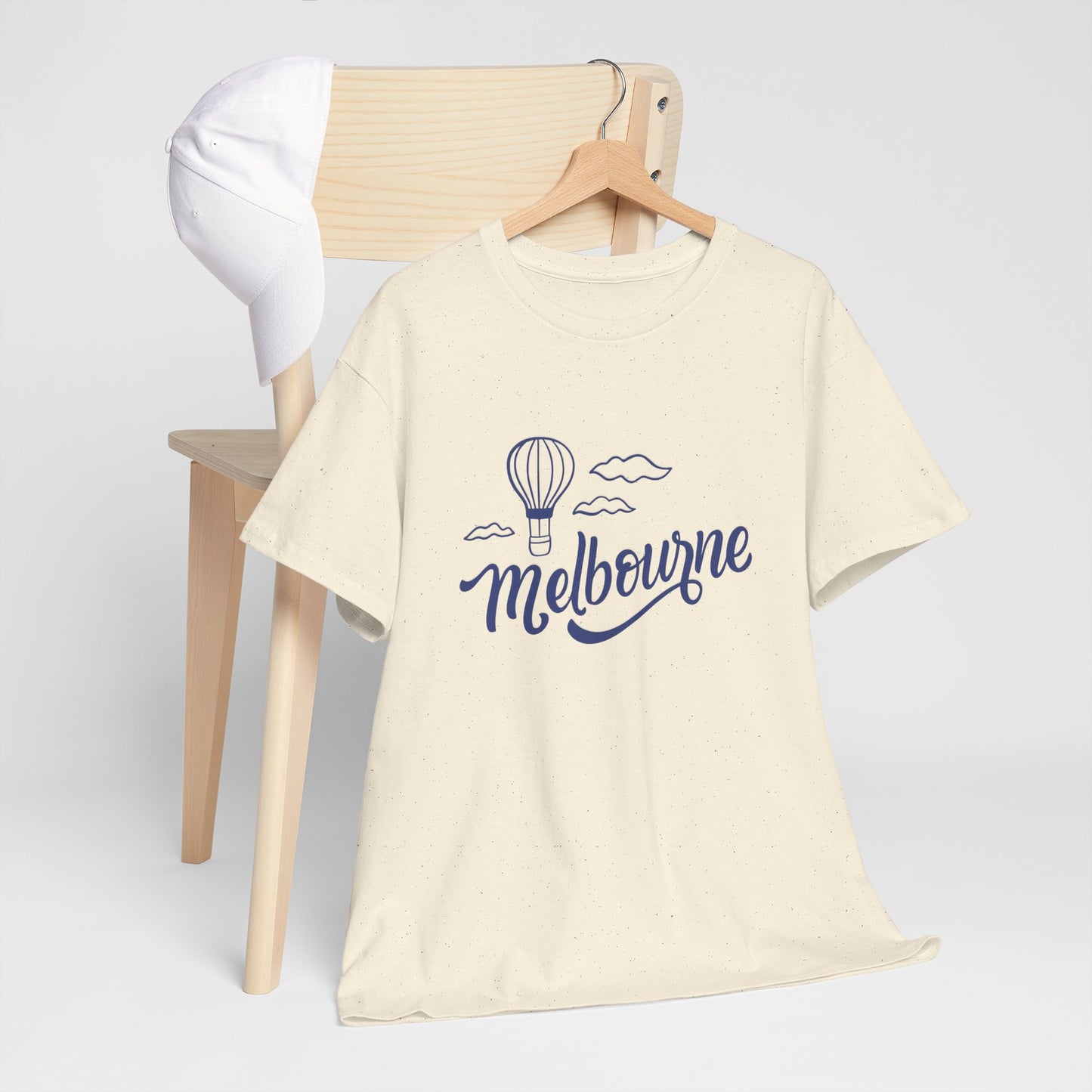 Melbourne Hot Air Balloon Unisex Heavy Cotton Tee - 12142