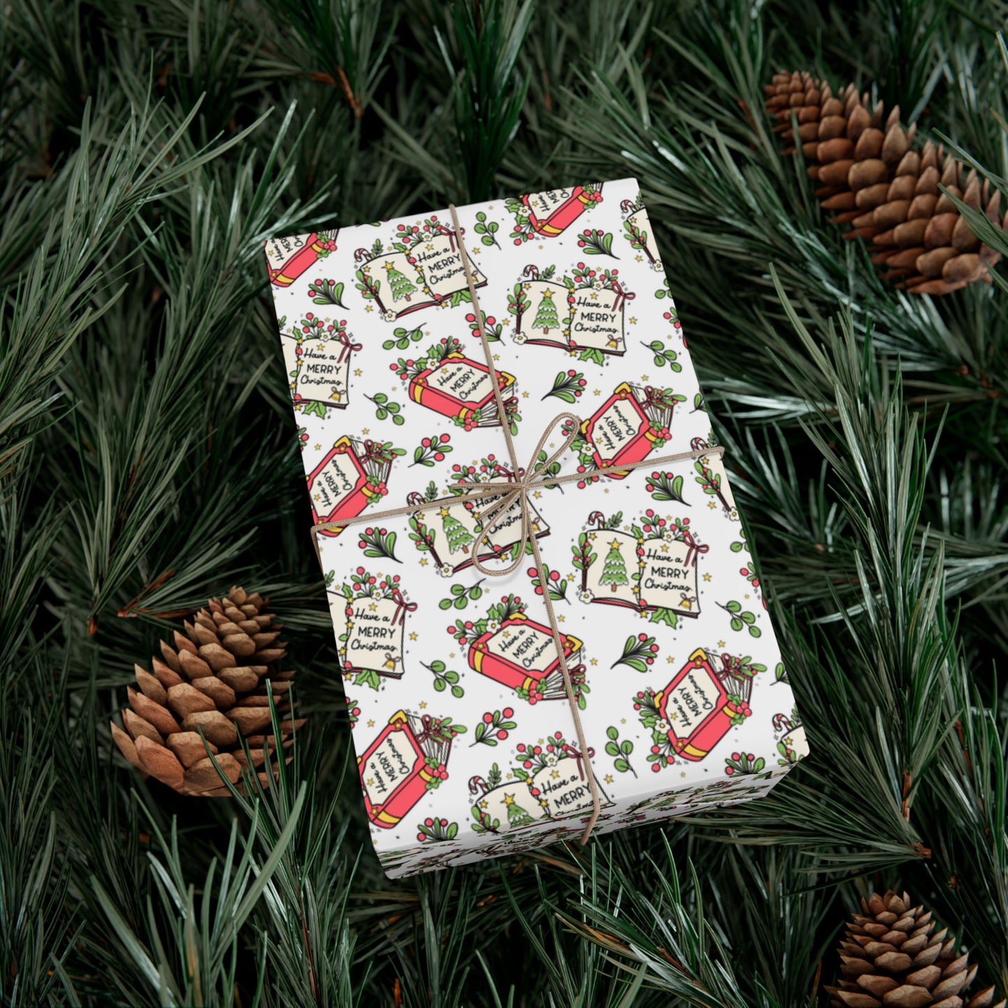 Have A Merry Christmas Books - Gift Wrap Papers - 10287