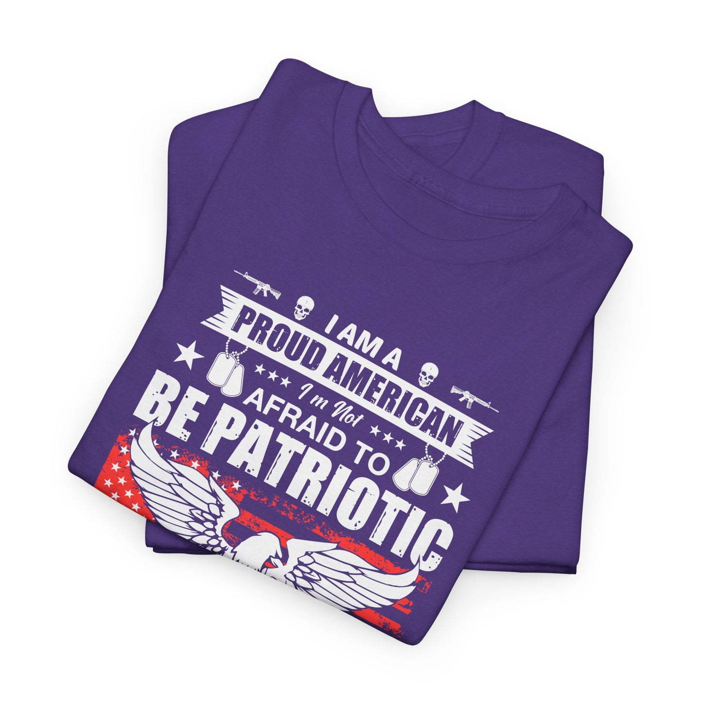 Unisex Patriotic Tee - Proud American T-Shirt, 4th of July Gift, Freedom Shirt, Memorial Day Apparel, Casual Wear - 13789