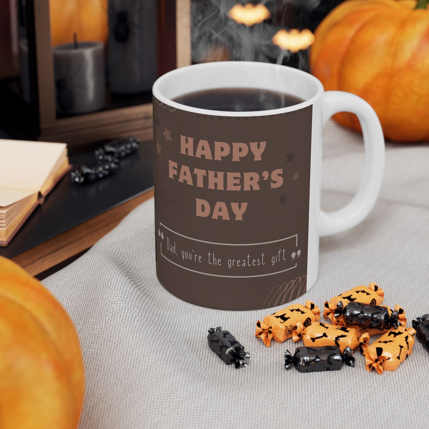 Dad, You're The Greatest Gift!  Photo Customizable, Ceramic Mug - (11oz, 15oz) - 12896