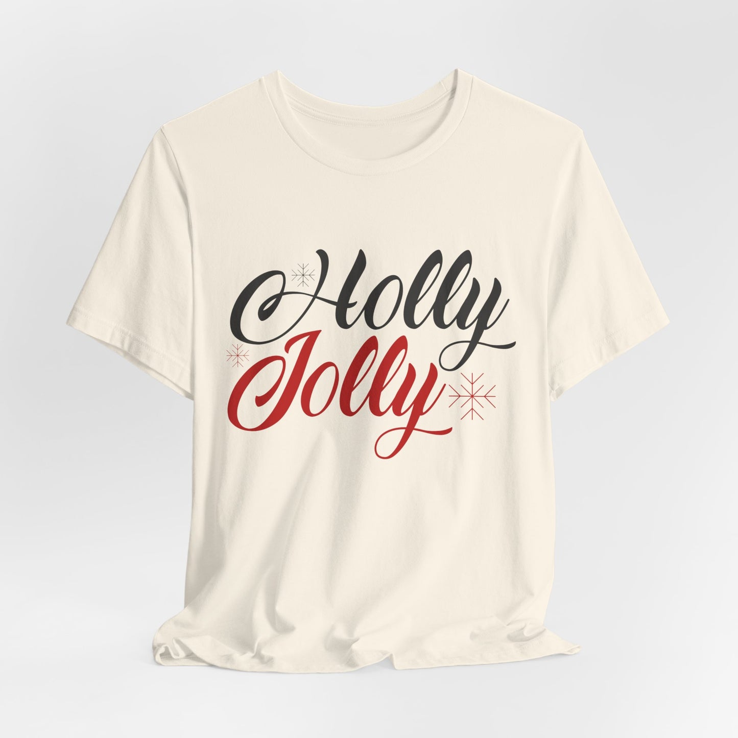 Christmas: Hollly Jolly - Unisex Jersey Short Sleeve Tee