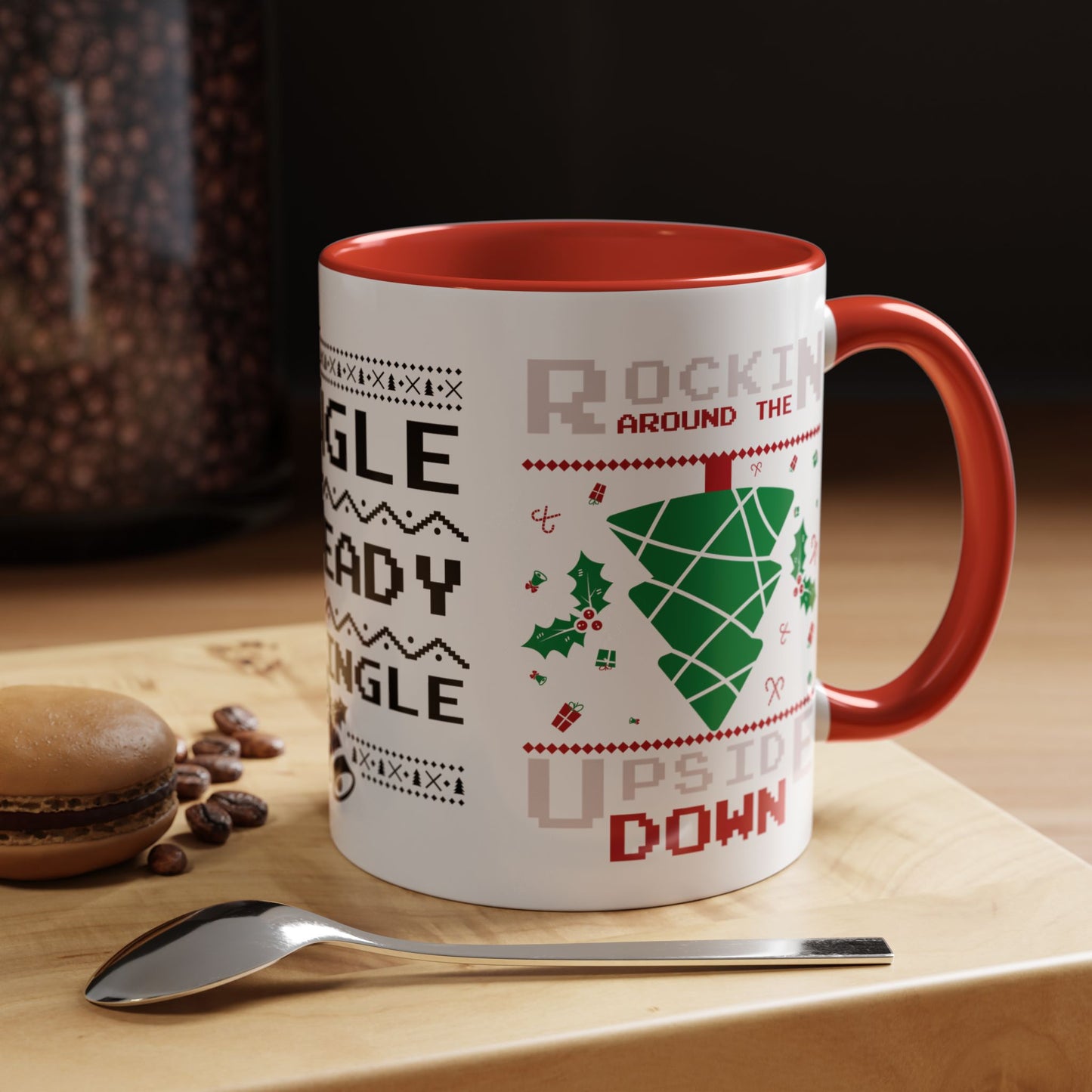 Single and Ready to Jingle - Accent Coffee Mug (11, 15oz)