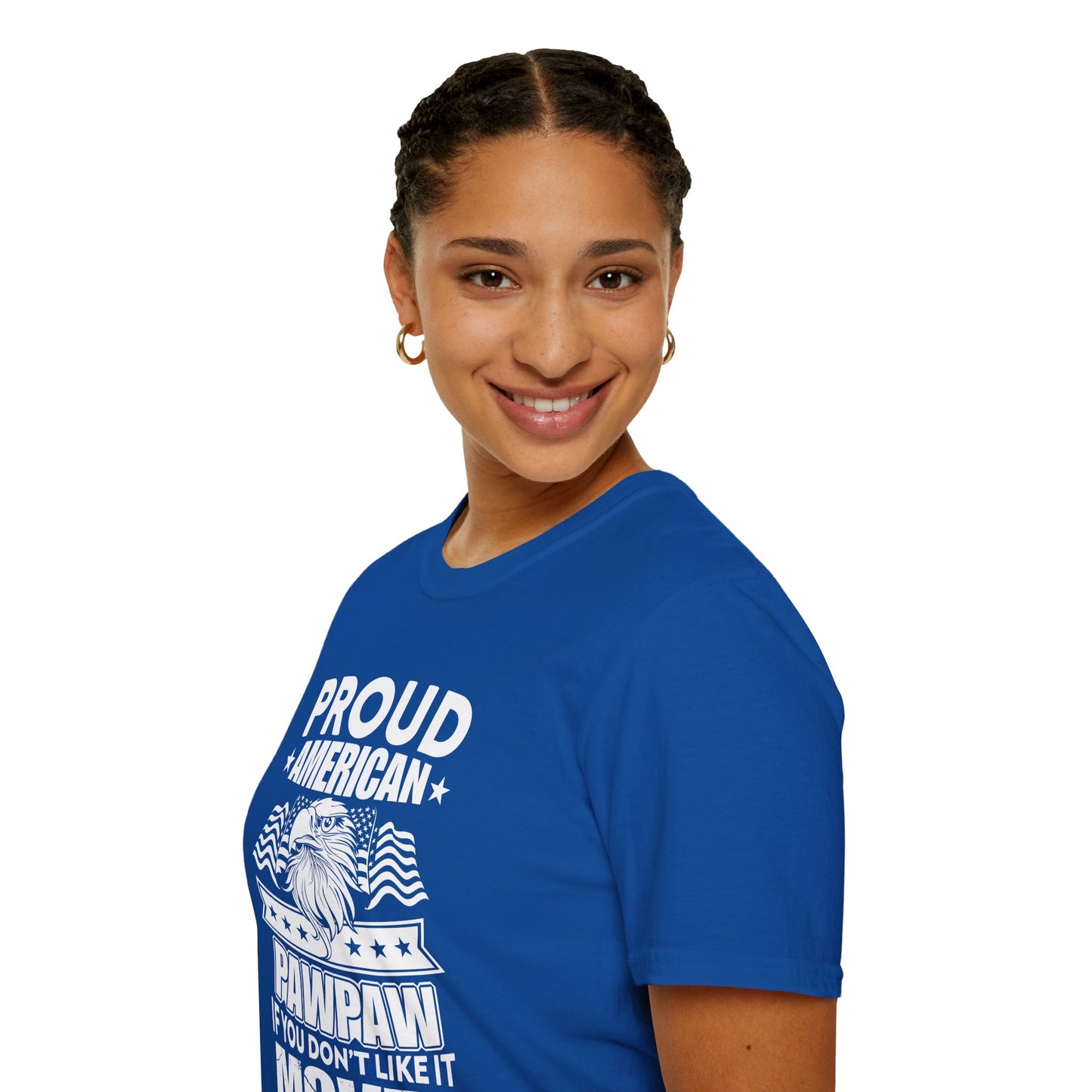 Proud American Pawpaw T-Shirt, Unisex Tee for Grandfather, Father's Day Gift, Casual Wear, Patriotic Shirt, Comfortable Tee - 13787