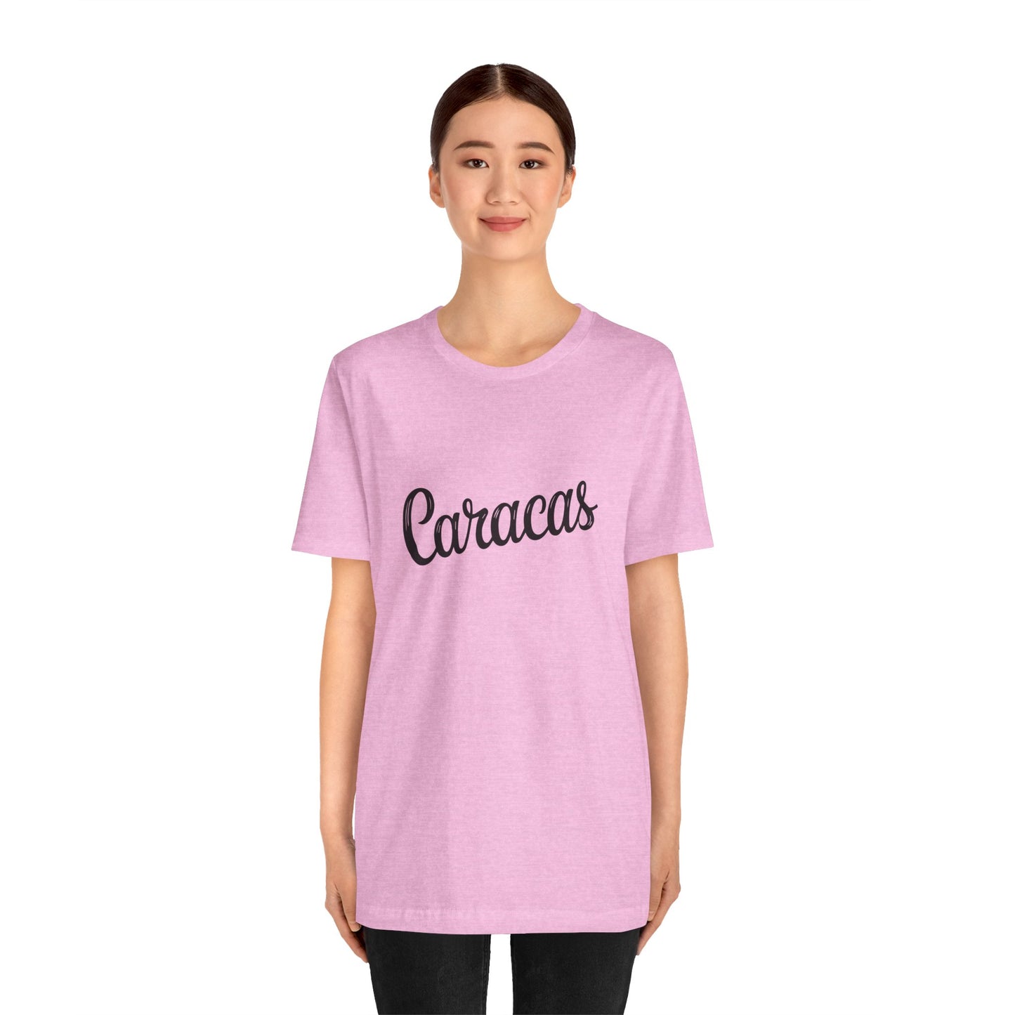 Caracas Unisex Jersey Short Sleeve Tee - Casual Graphic T-Shirt for Everyday Wear - 12270