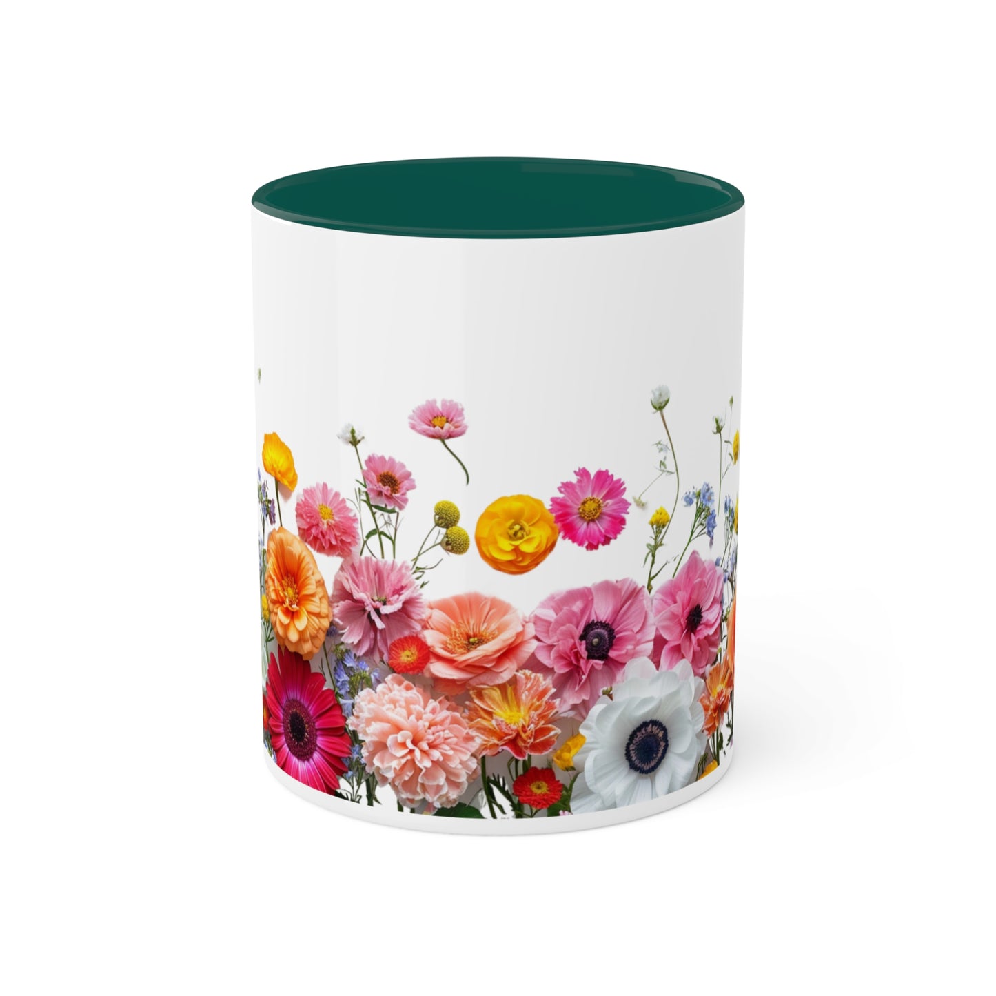 Bright Flowers - Colorful Mugs, 11oz