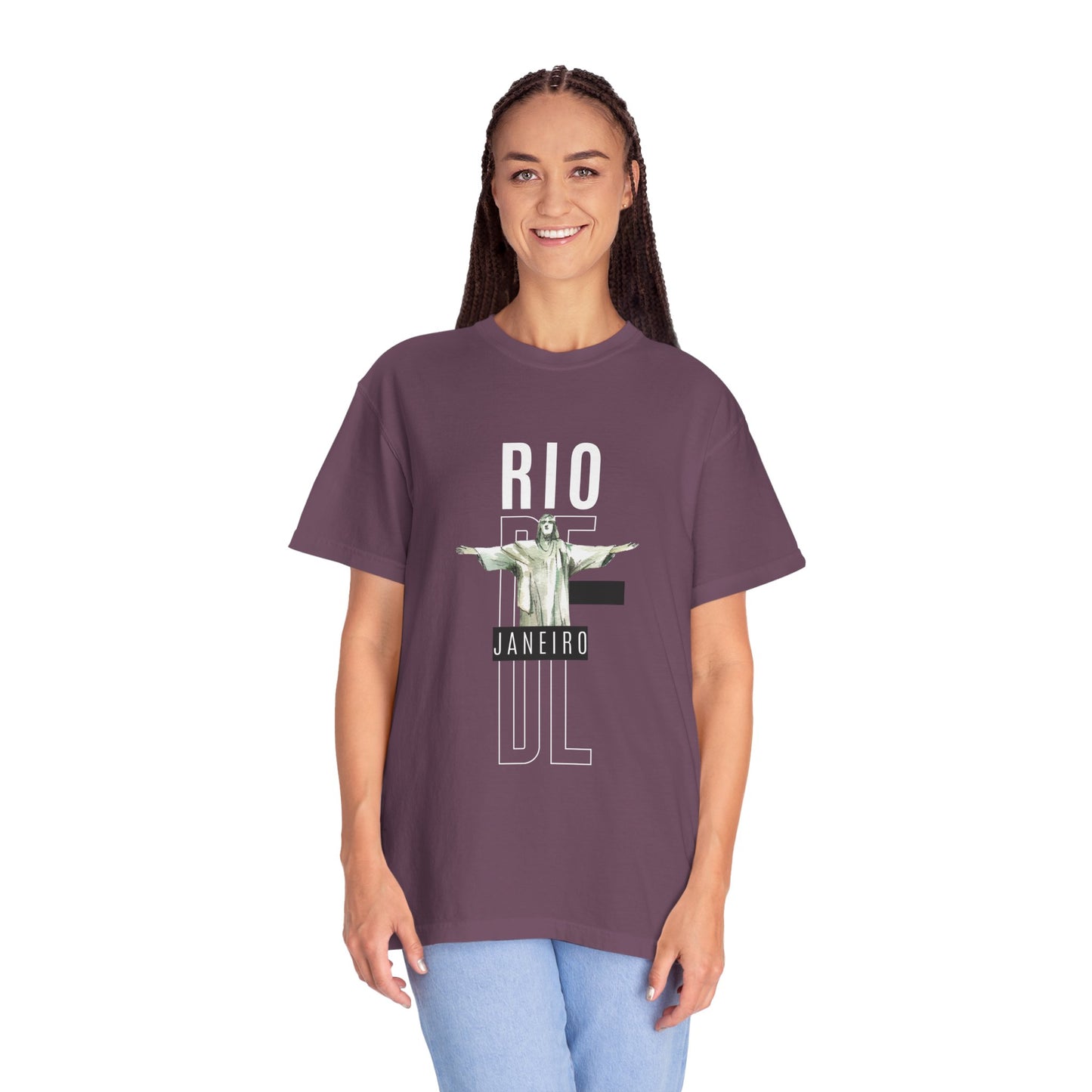 Rio de Janeiro Unisex Garment-Dyed T-Shirt - 12049