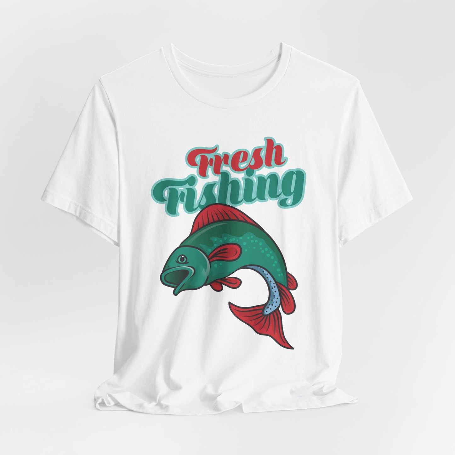 Fishing:  Fresh Fishing - Unisex Jersey Short Sleeve Tee - 13935