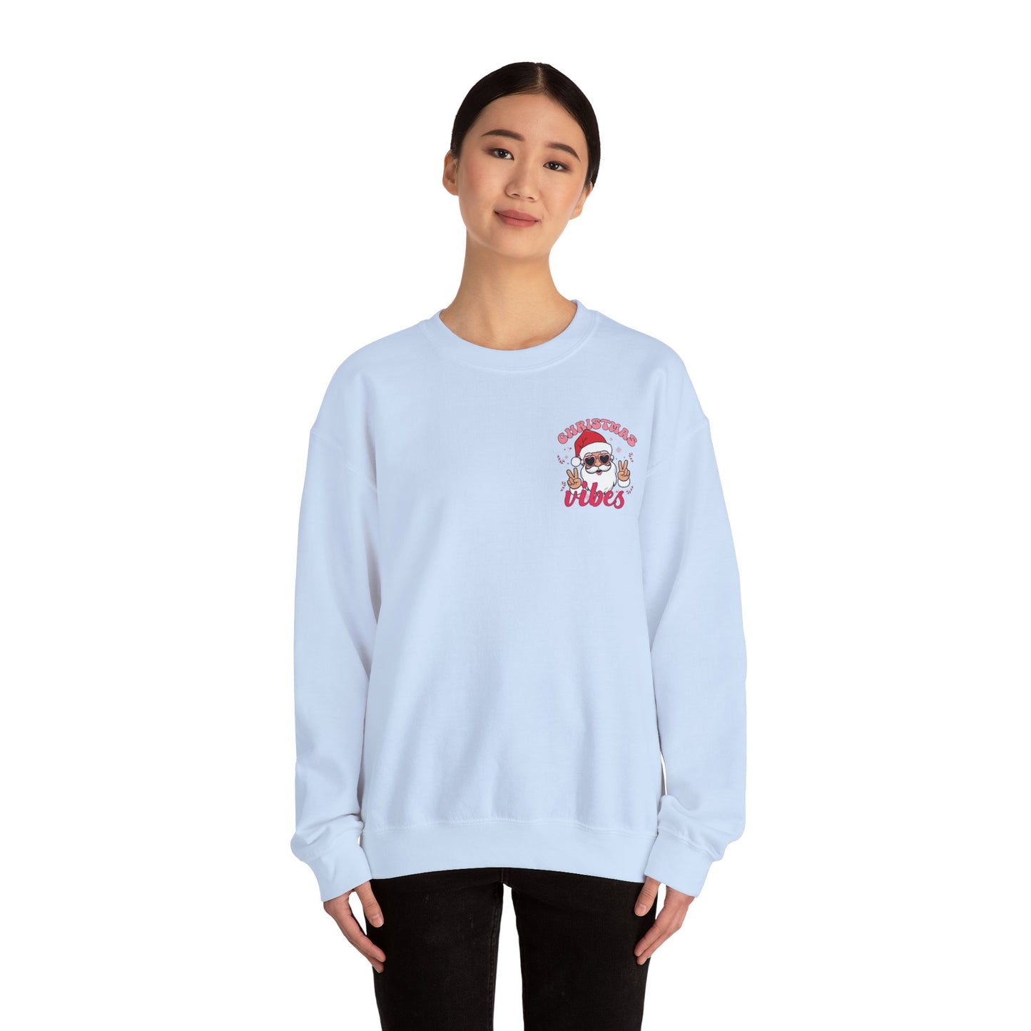 Santa, Christmas Vibes - Unisex Heavy Blend™ Crewneck Sweatshirt - 10171