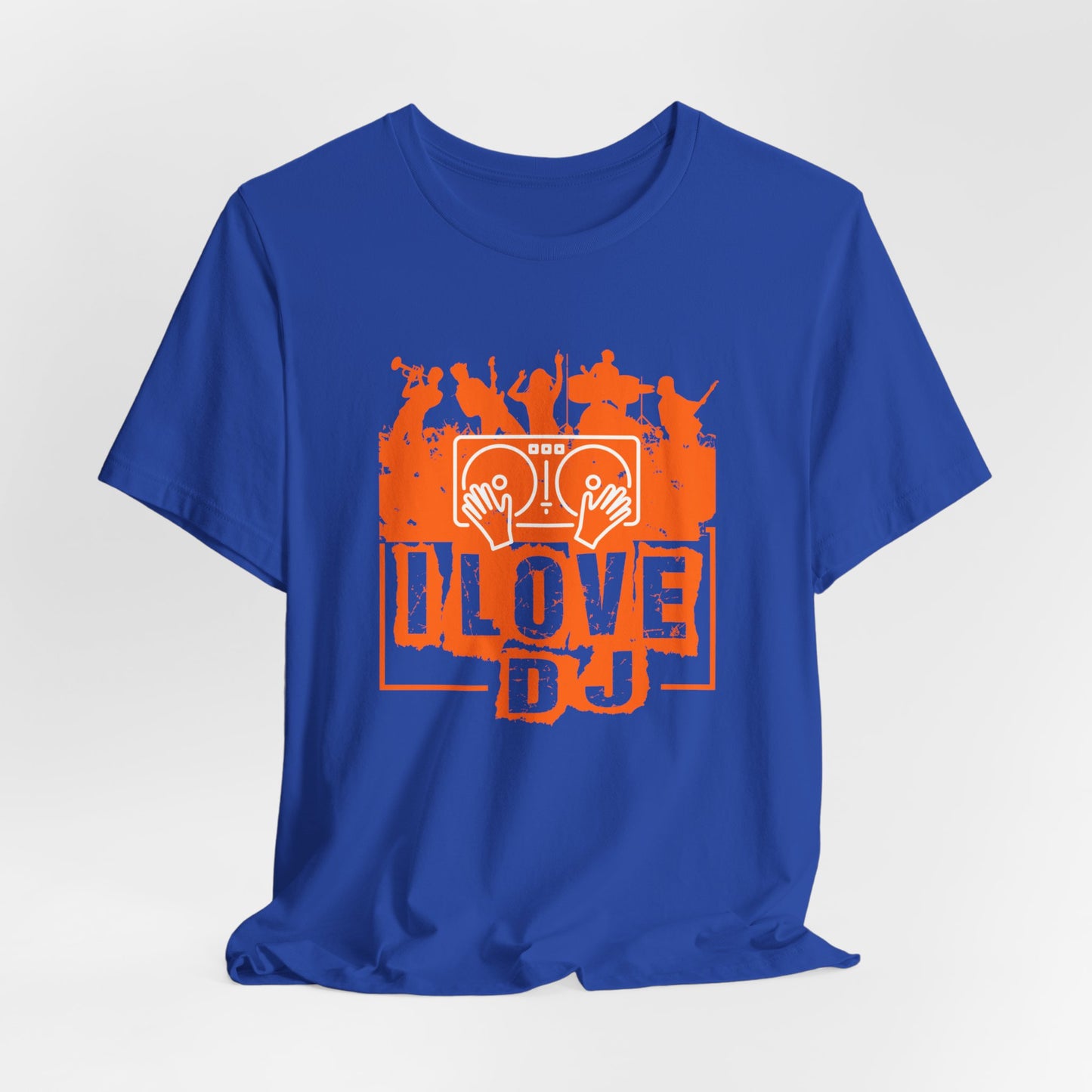 Music: I Love DJ - Unisex Jersey Short Sleeve Tee