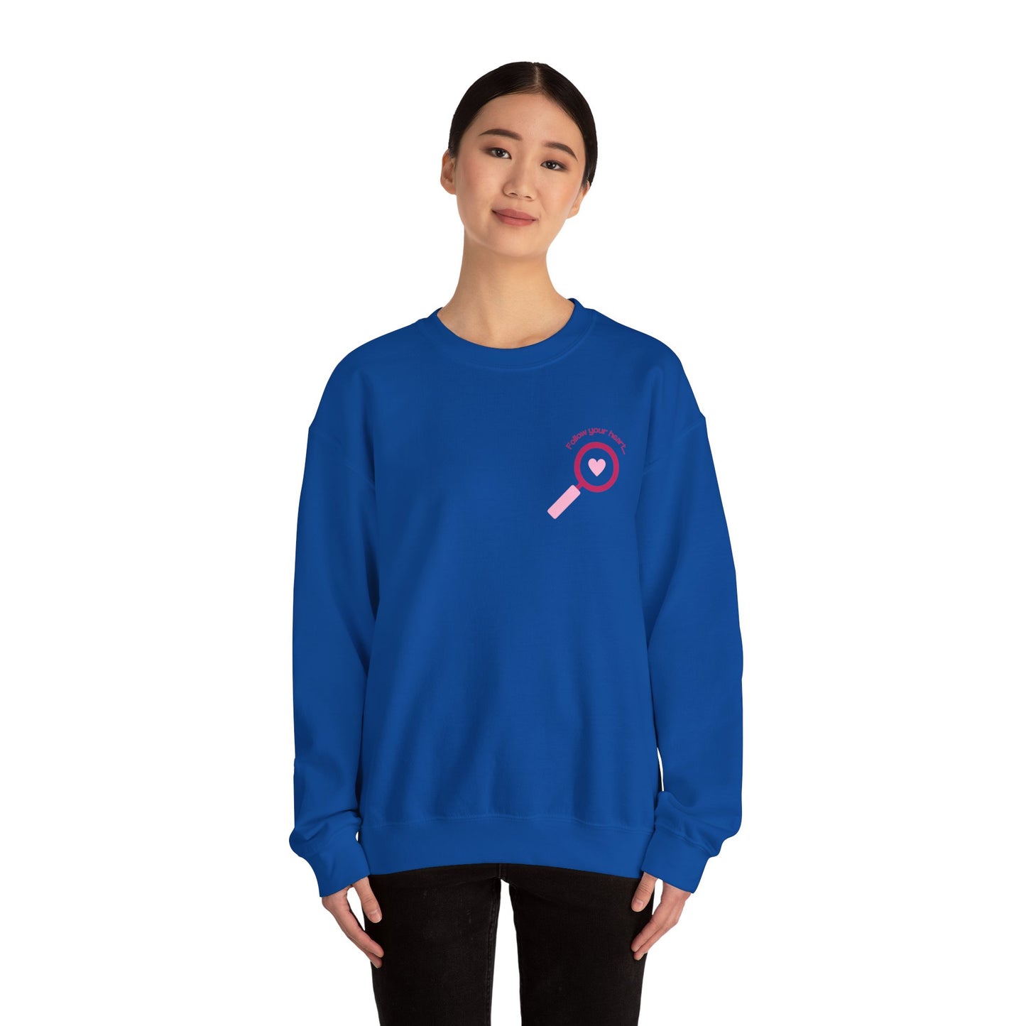 Follow Your Heart - Unisex Heavy Blend™ Crewneck Sweatshirt - 11621
