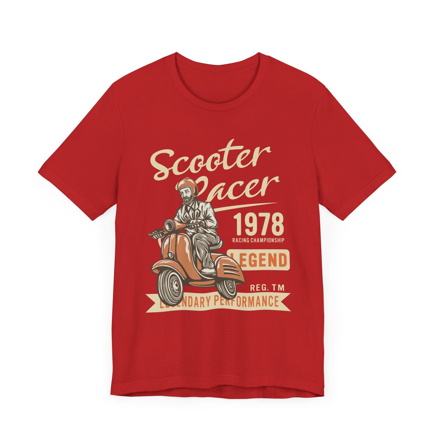 Scooter Racer - Unisex Jersey Short Sleeve Tee - 13376