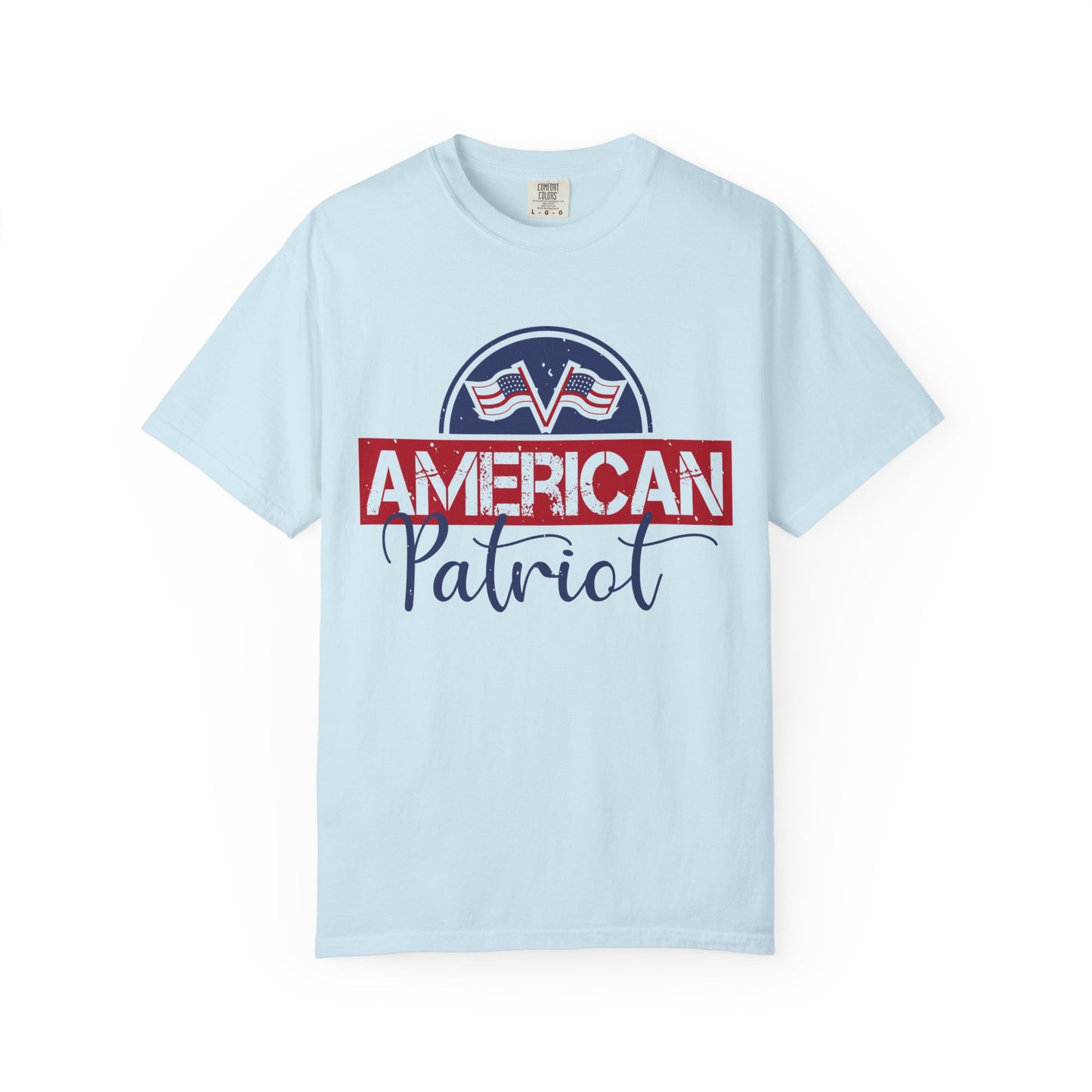 American Patriot Garment-Dyed T-Shirt, USA Pride Tee, 4th of July Shirt, Americana Apparel, Unisex Casual Wear - 13813