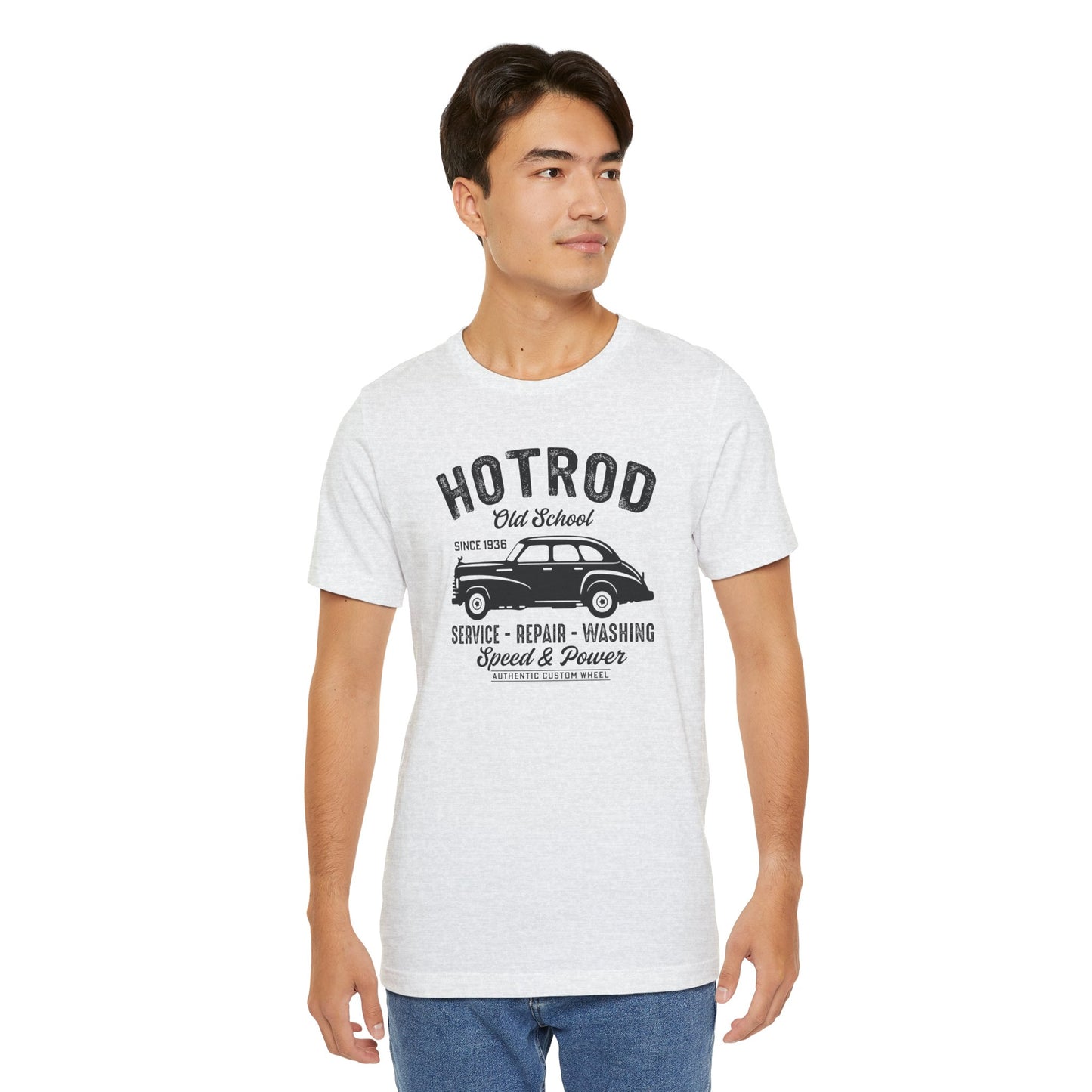 Hotrod, Old School - Unisex Jersey Short Sleeve Tee