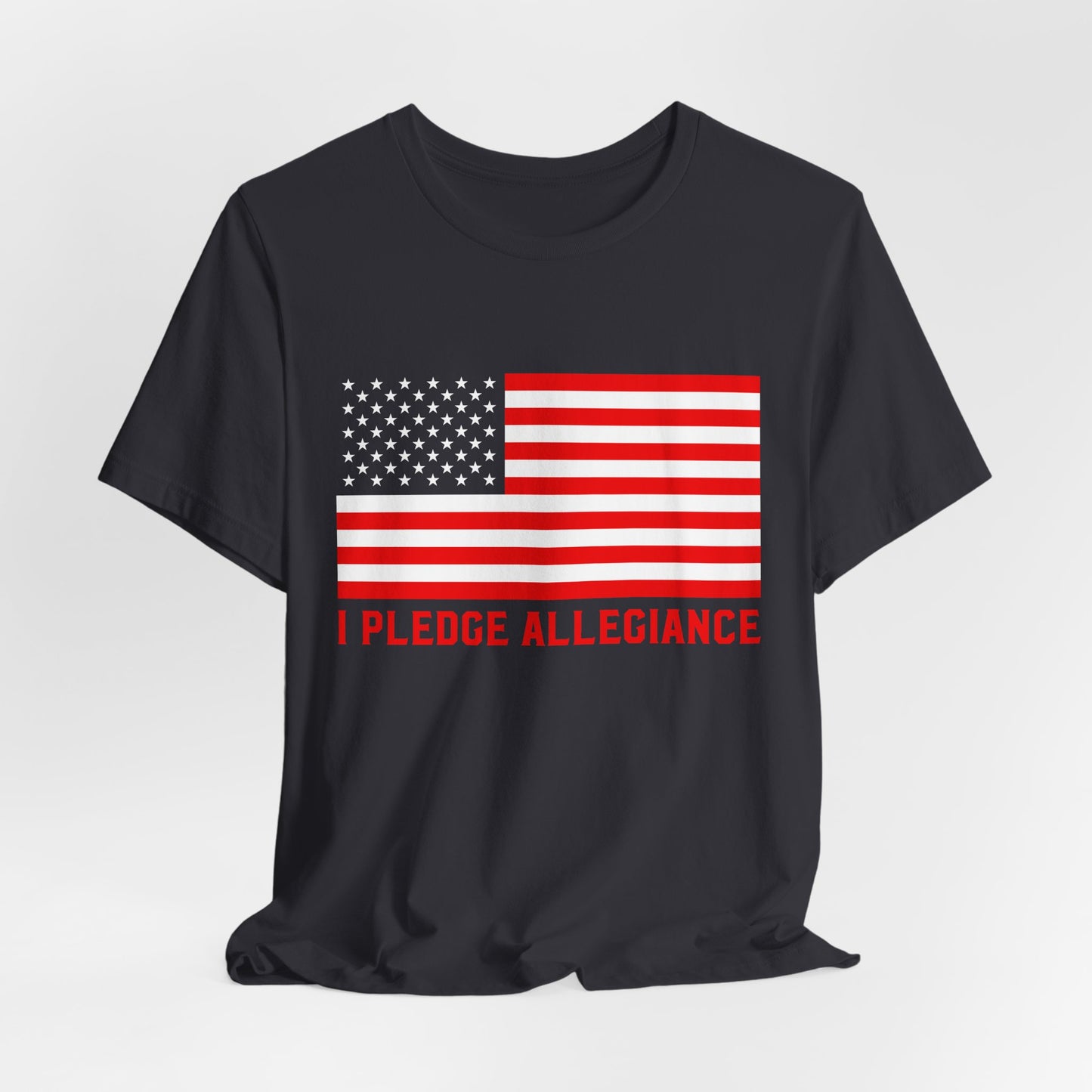 Patriotic Pledge Tee, Unisex T-Shirt for Celebrating Freedom, Independence Day Shirt Gift for Patriots - 13697