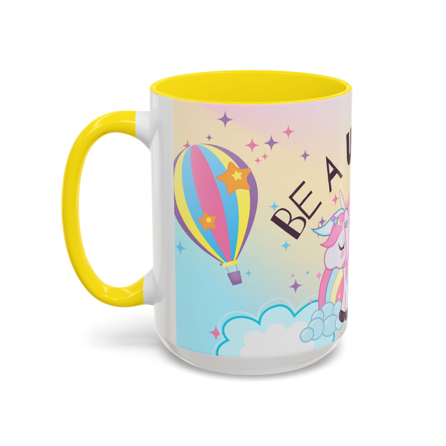 Be A Unicorn - Accent Coffee Mug (11, 15oz) - 11007