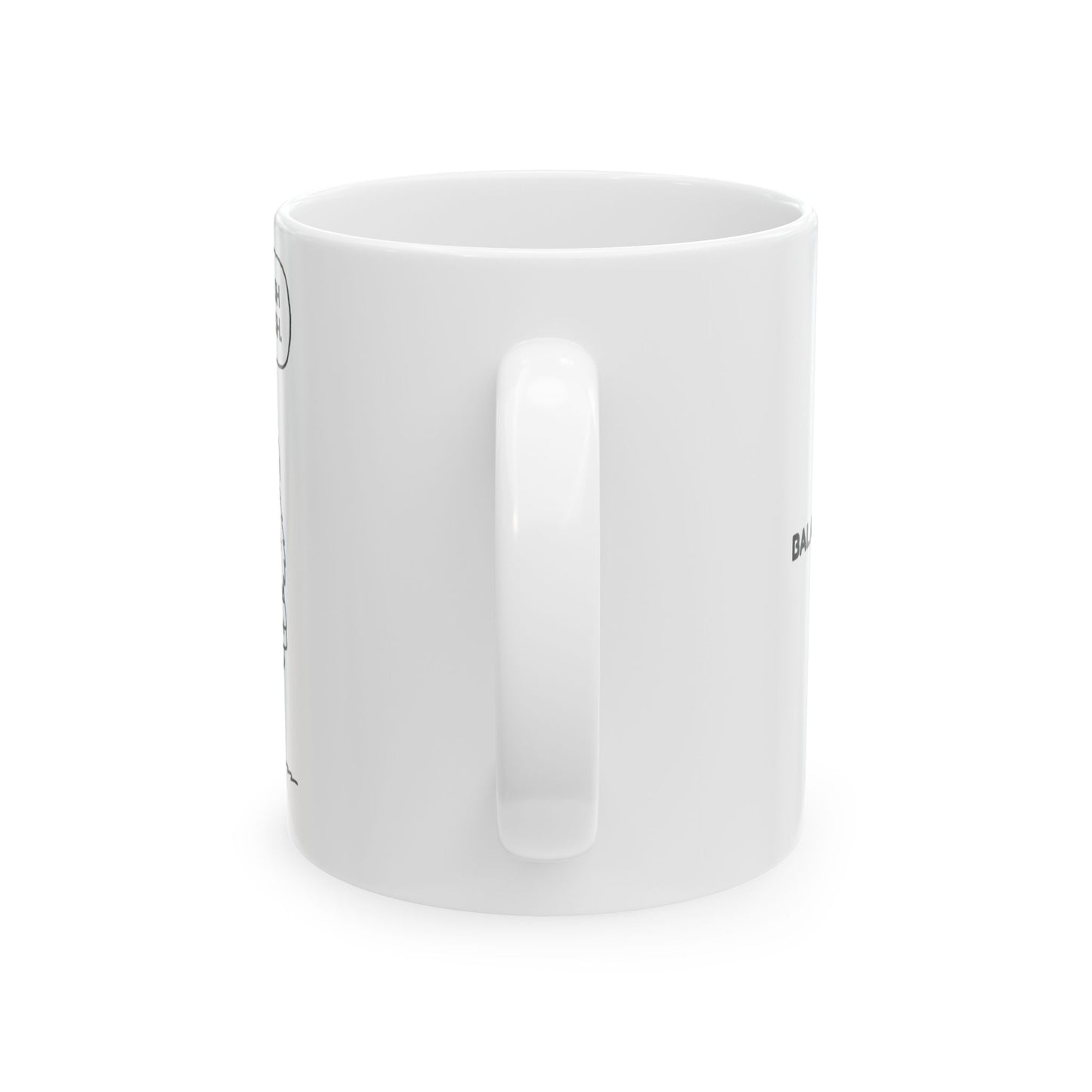 “Kinda flash, kinda trash.”  (Balance is key.) Ceramic Mug - 13944