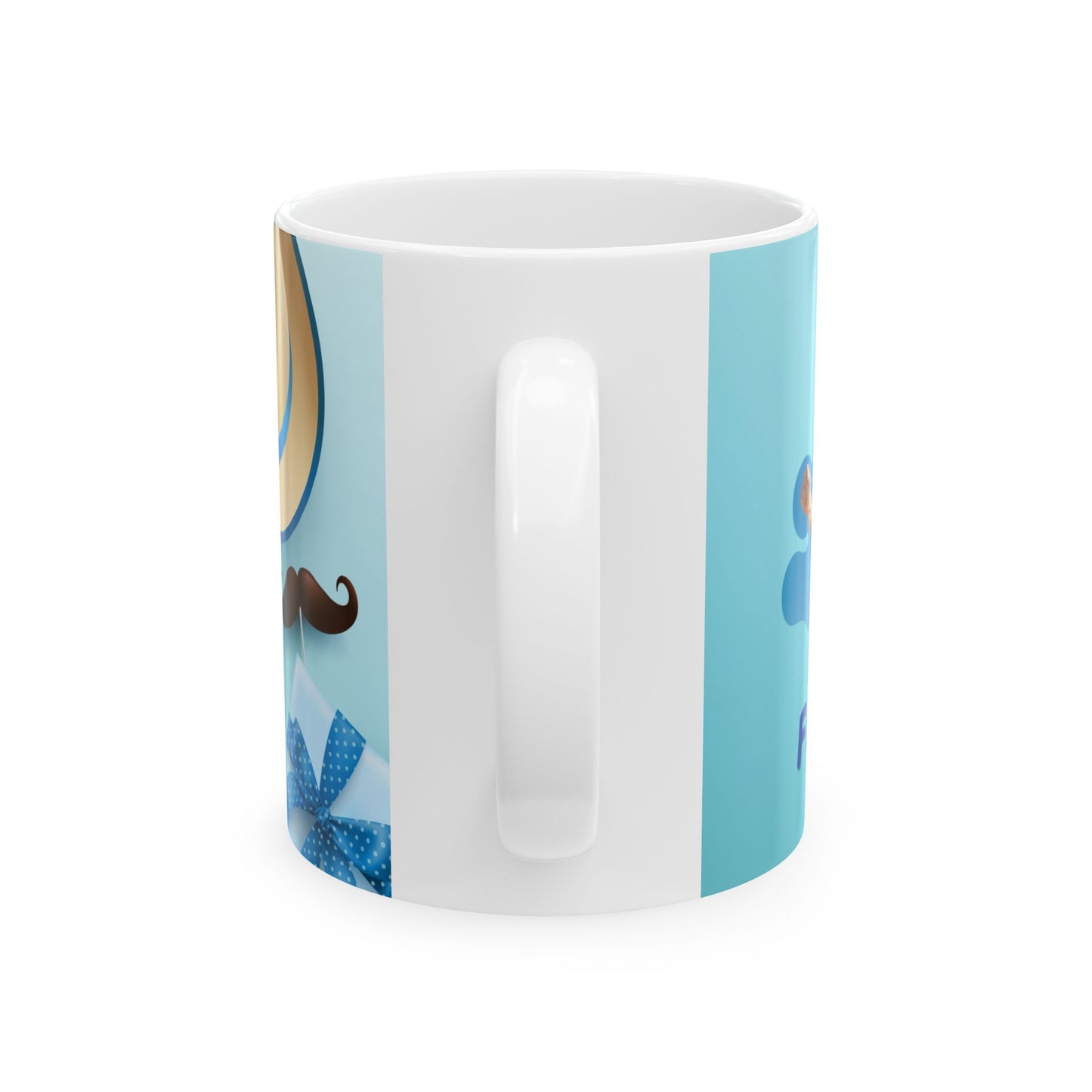 Happy Father's Day Ceramic Mug – Unique Gift for Dads, Coffee Lover's Mug, Fun Drinkware, Personalized Father's Day Present - 14020