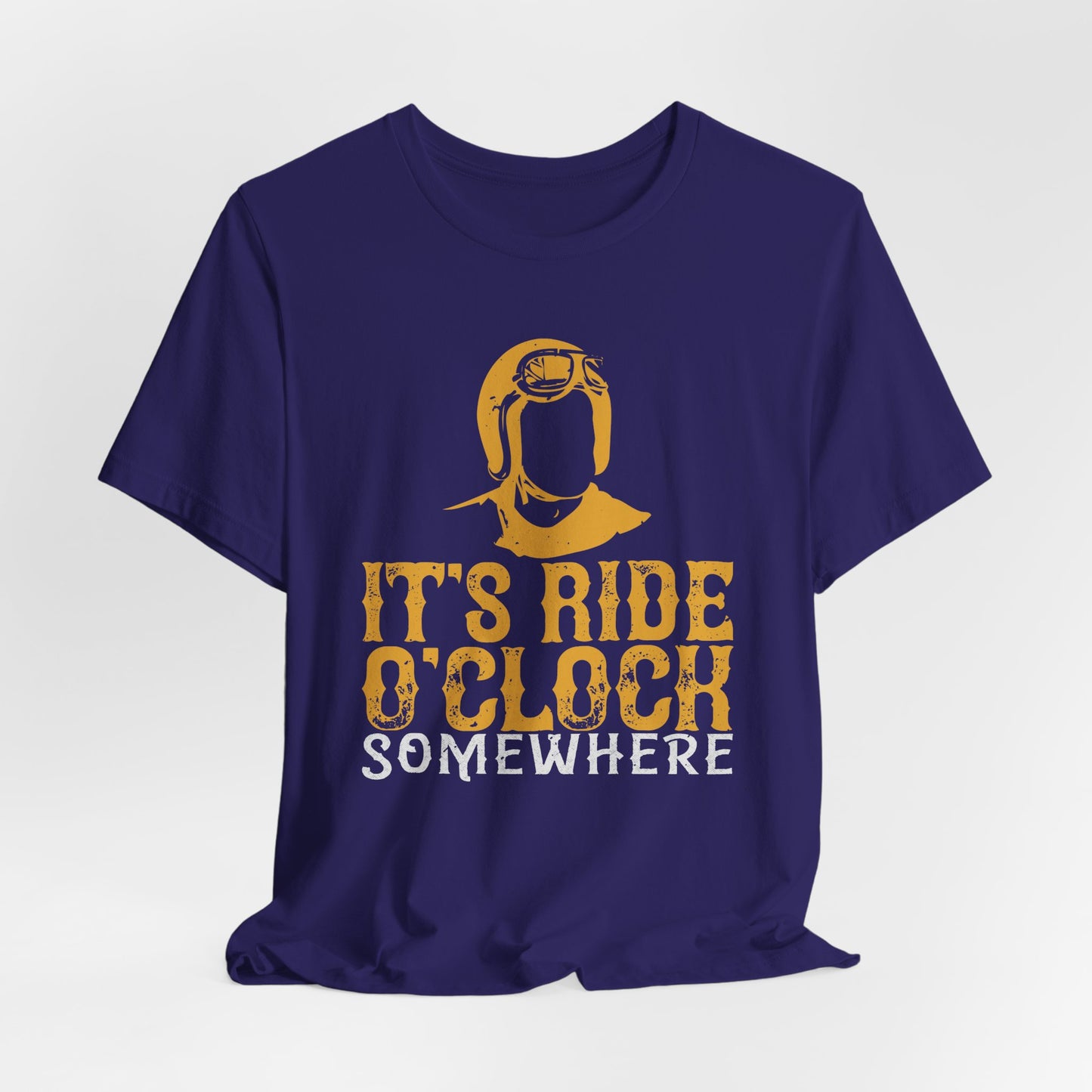It’s Ride O’Clock Somewhere - Unisex Jersey Short Sleeve Tee - 13755