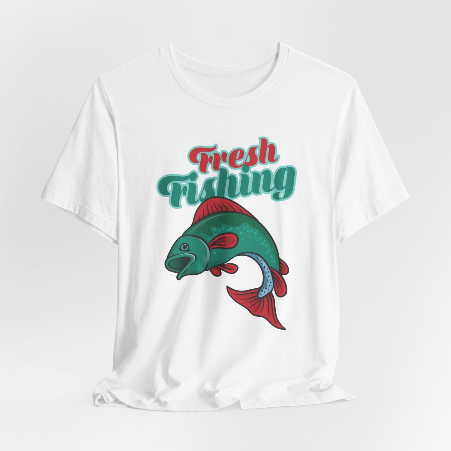 Fishing:  Fresh Fishing - Unisex Jersey Short Sleeve Tee