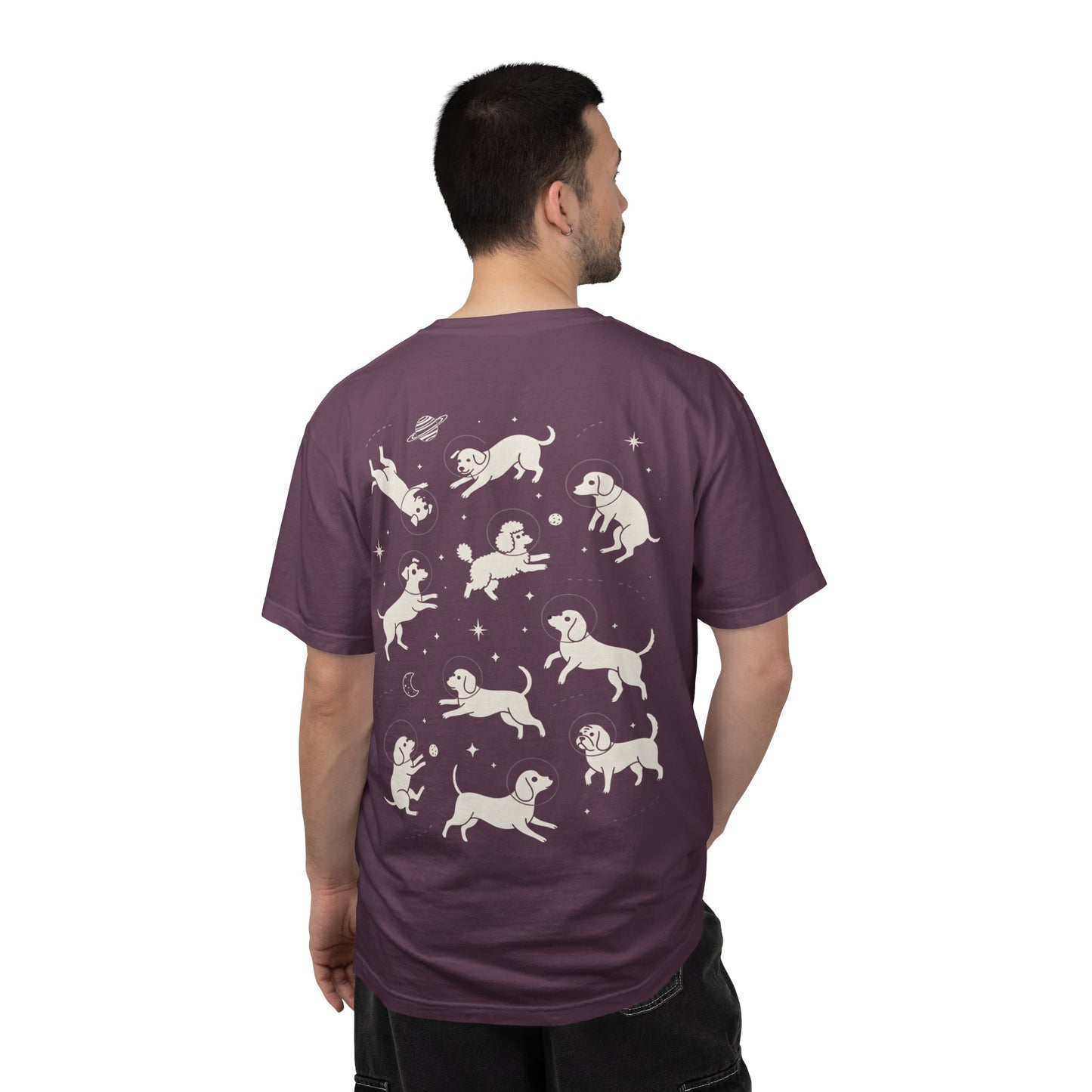 Space Dogs T-Shirt – Cute Astronaut Dog Graphic Tee for Dog Lovers - 14680