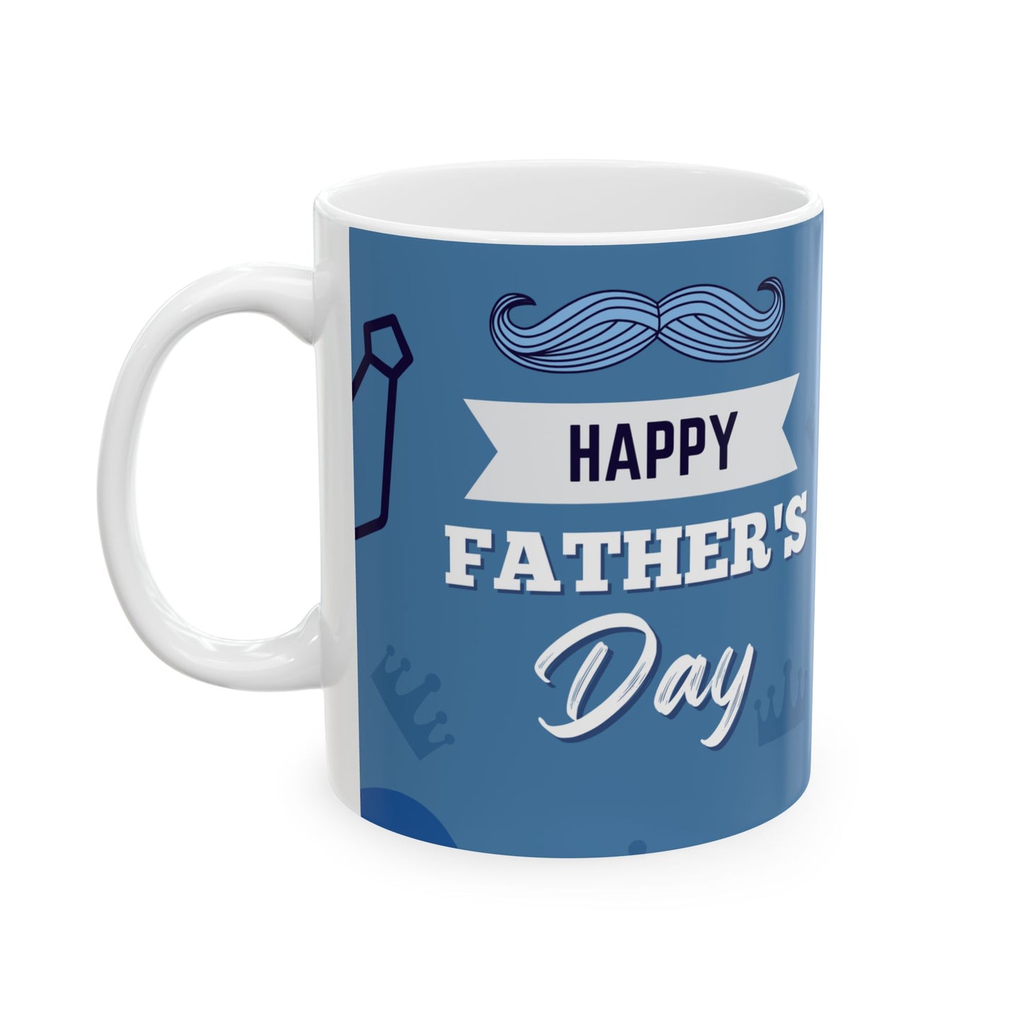 Personalized Father's Day Ceramic Mug - Custom Photo Gift for Dad, Unique Coffee Cup, Special Occasion Present, Gift for Him - 14027