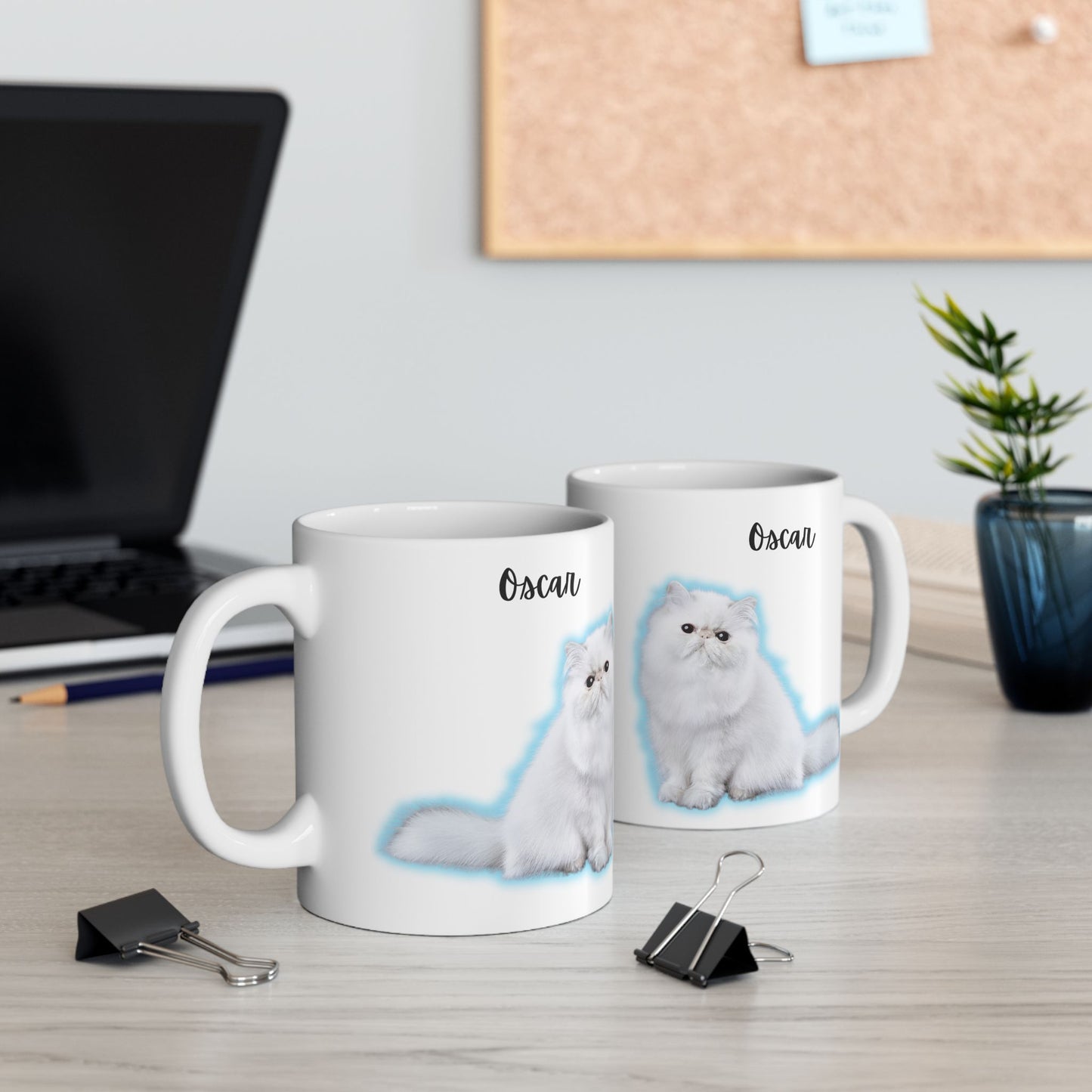Cute Cat Ceramic Mug - Ideal Gift for Cat Lovers, Cozy Home Decor, Feline Themed Drinkware, Pet Lover's Gift, Fun Coffee Cup - 14208