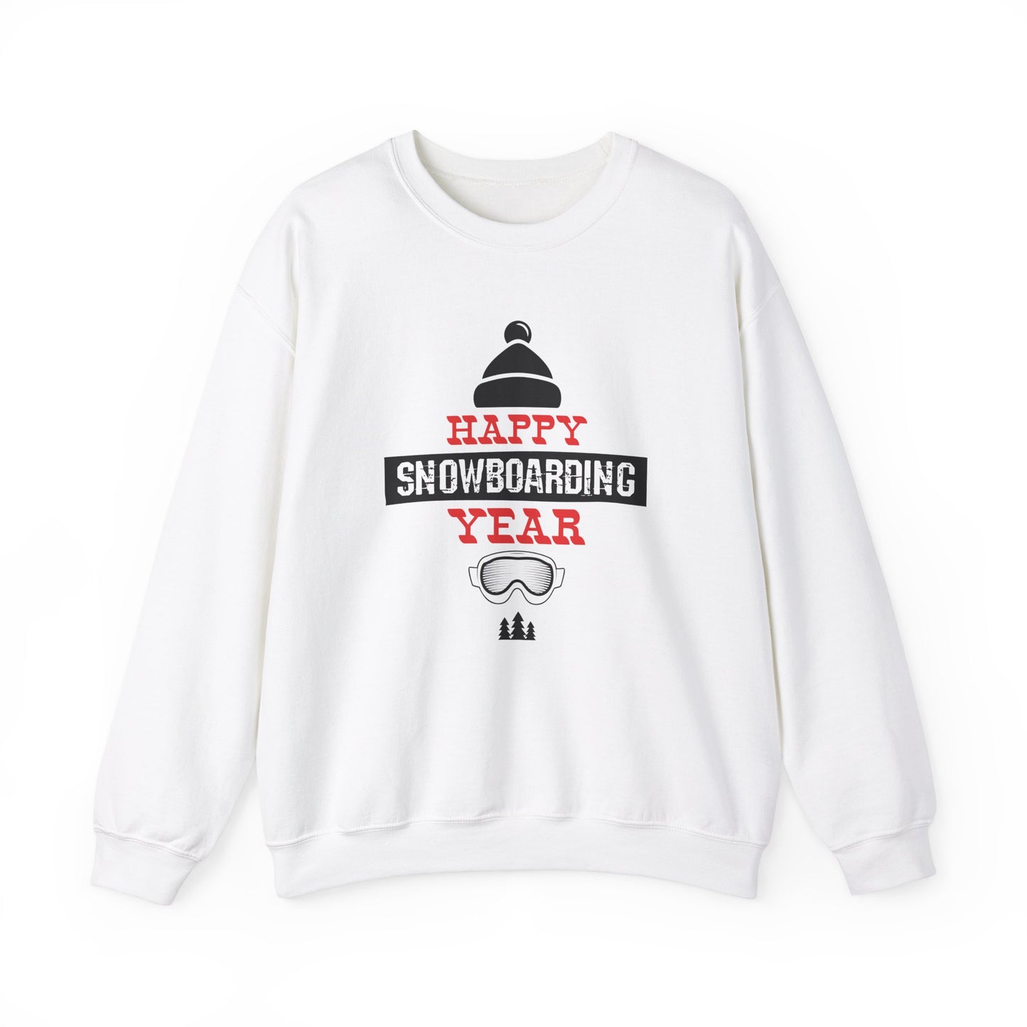 Happy Snowboarding Year - Unisex Heavy Blend™ Crewneck Sweatshirt