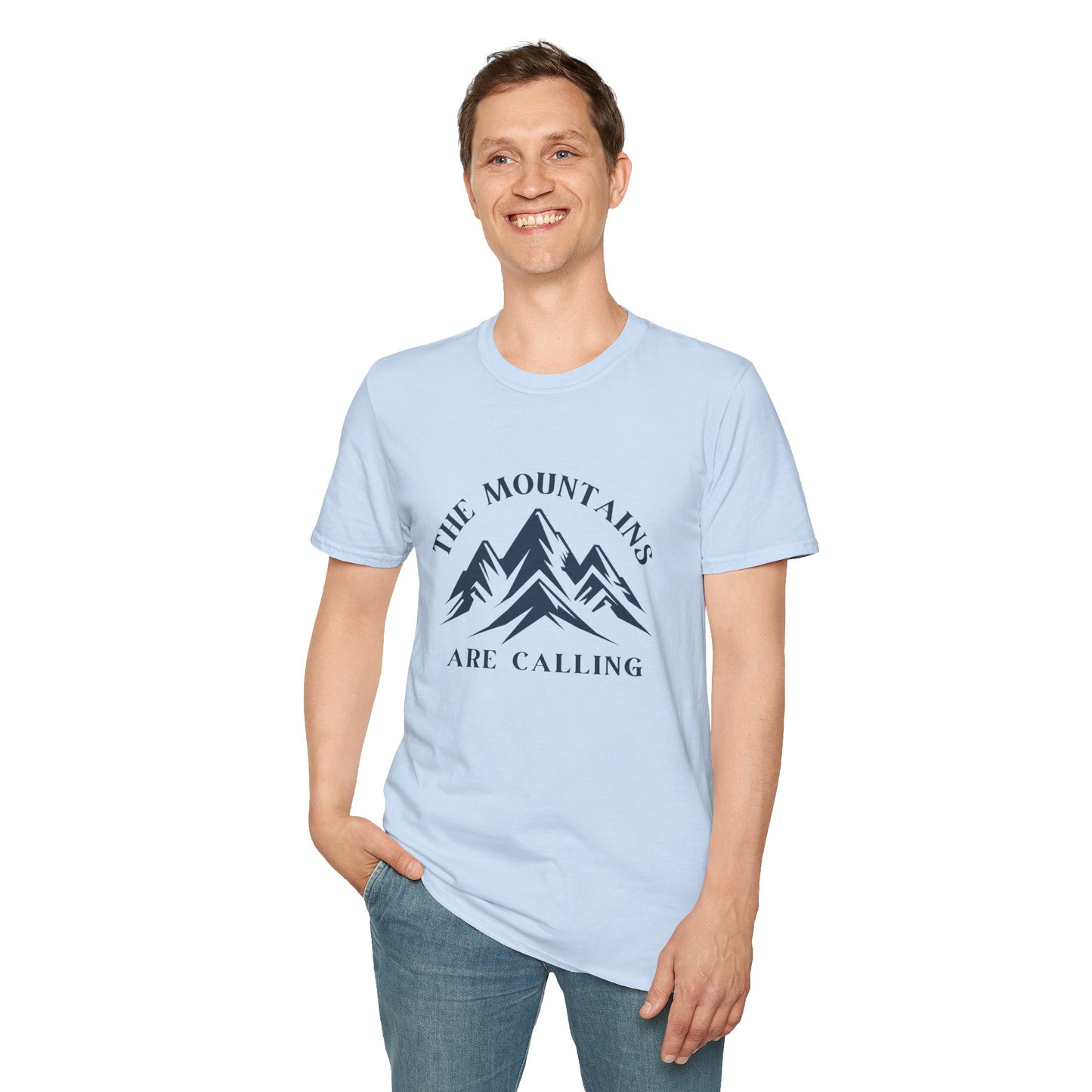 Mountains Are Calling - Unisex Softstyle T-Shirt - 10752