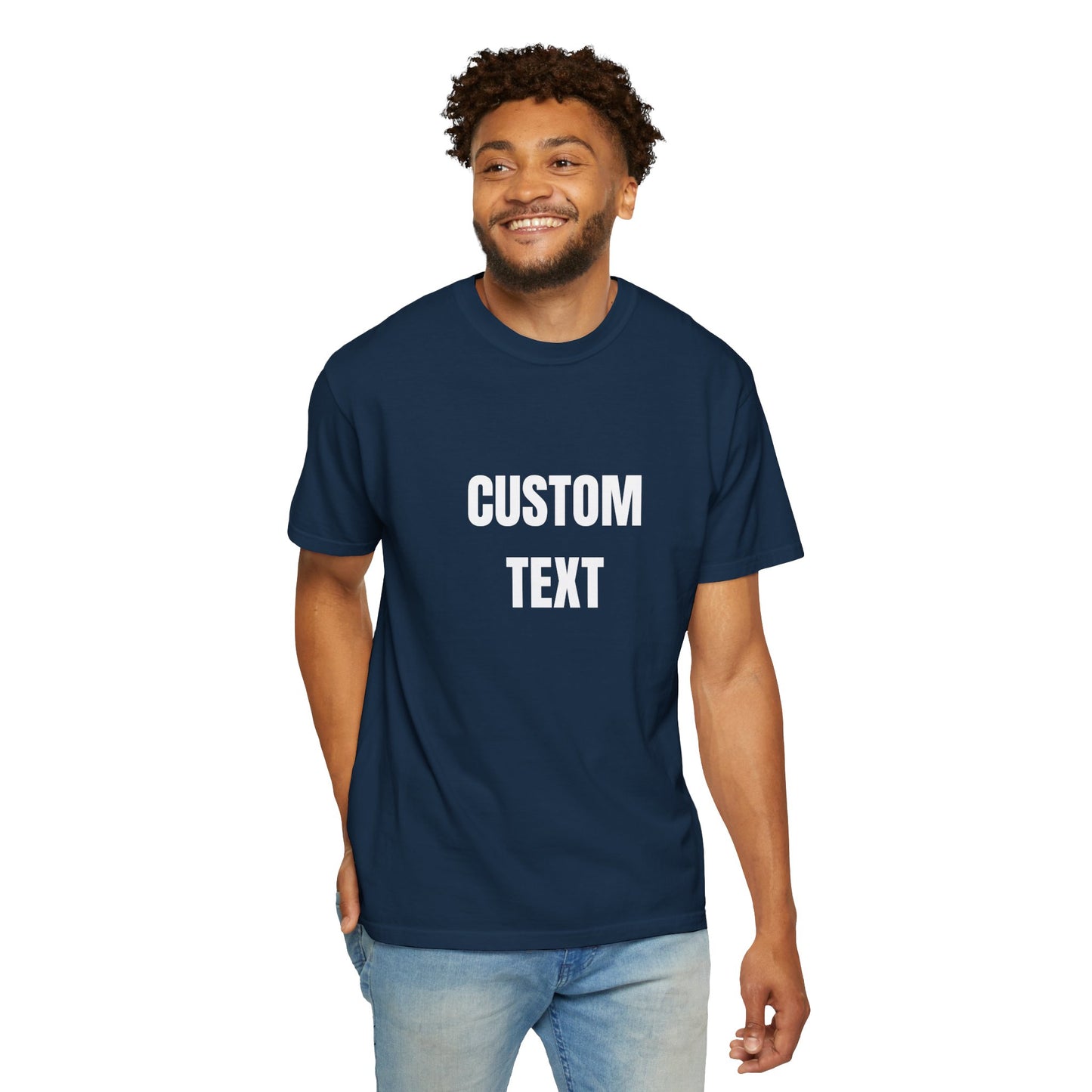 Custom Novelty T-Shirt – Unisex Garment-Dyed Cotton Tee - 14681