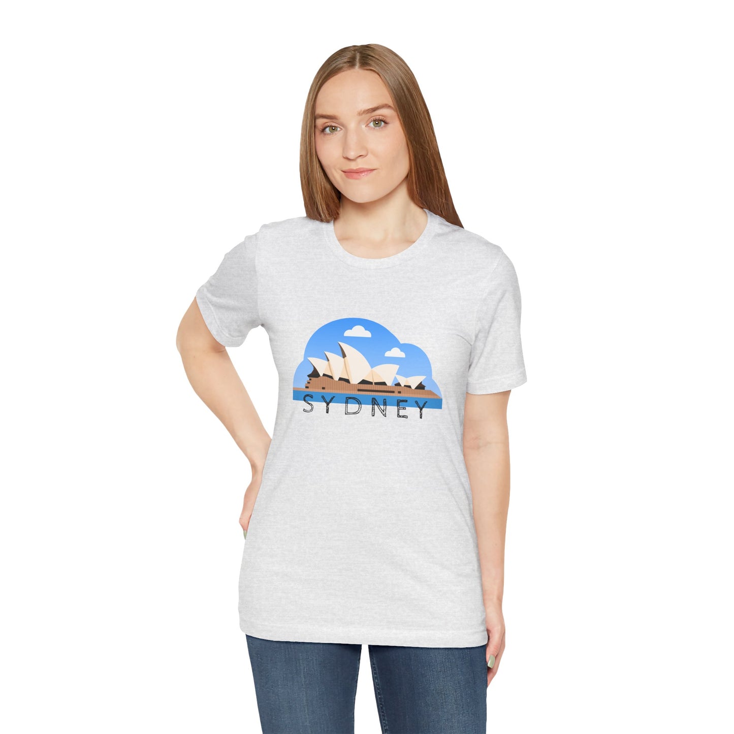 Sydney Graphic Unisex Jersey Tee - Coastal Vibes T-Shirt - 12044