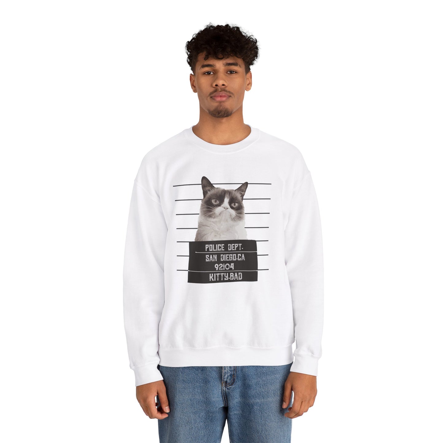 Kitty Bad - Unisex Heavy Blend™ Crewneck Sweatshirt