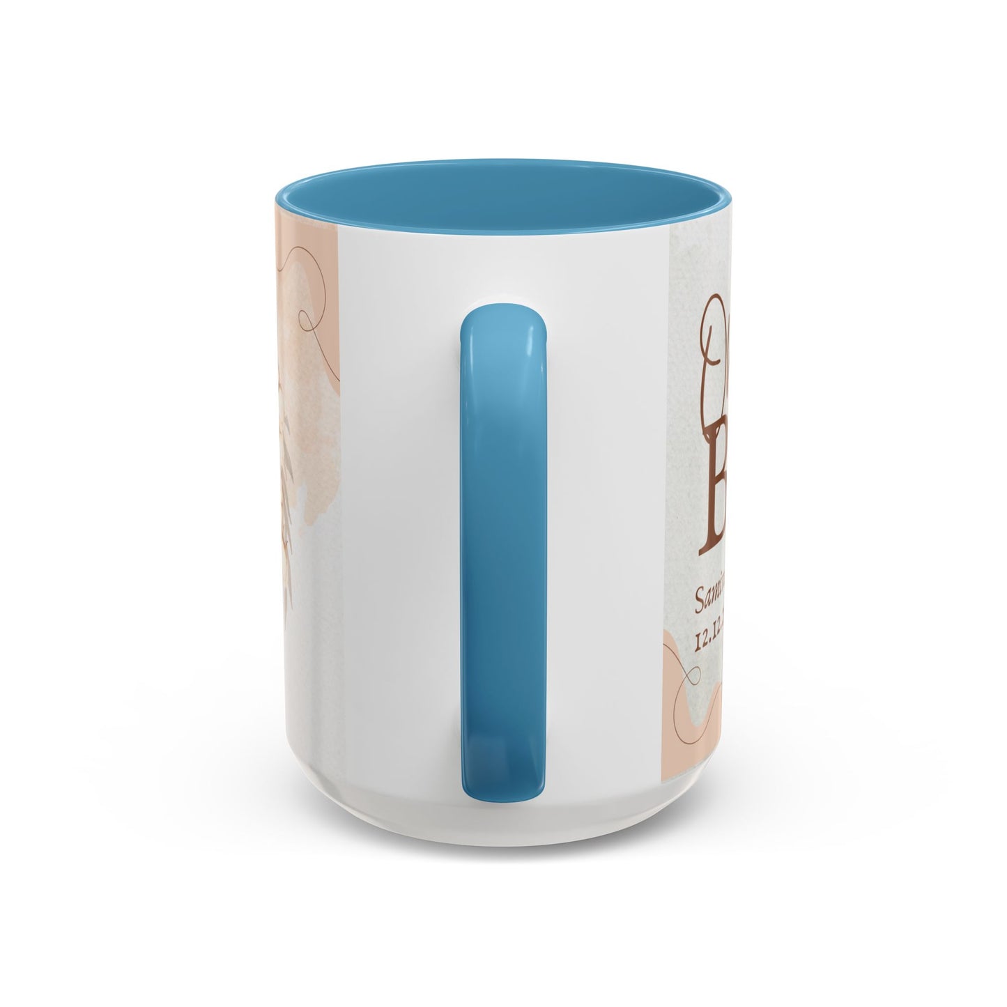 Oh Baby, Samira's Baby Shower, Customizable - Accent Coffee Mug (11, 15oz) - 10882