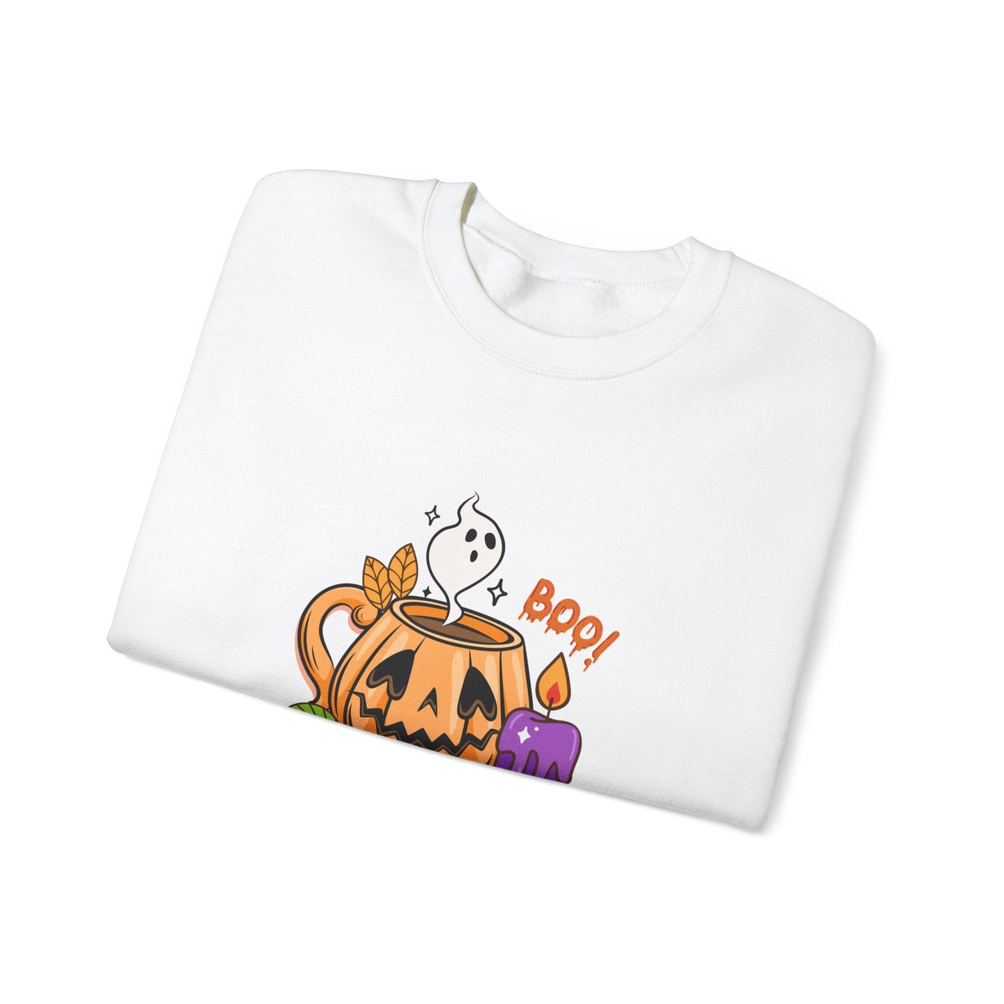 Boo Halloween - Unisex Heavy Blend™ Crewneck Sweatshirt