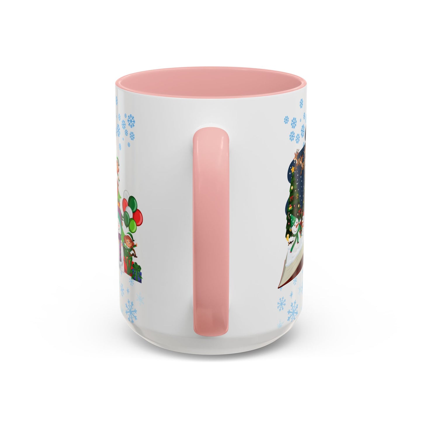 Christmas Letter A for Aaron, Customizable - Accent Coffee Mug (11, 15oz)