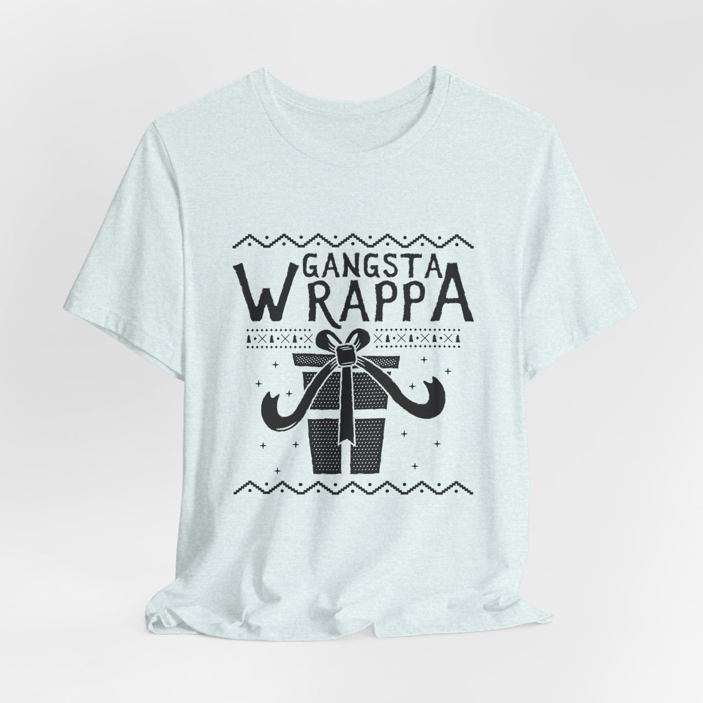 Christmas: Gangsta Wrappa - Unisex Jersey Short Sleeve Tee