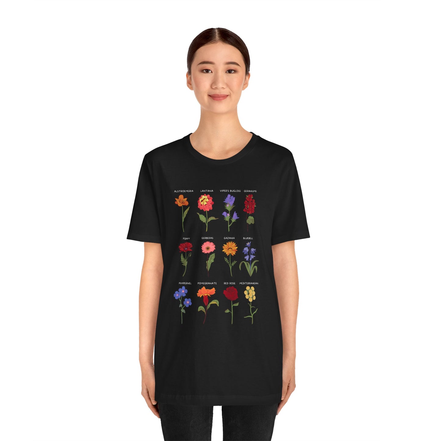 Summer Flowers - Unisex Jersey Short Sleeve Tee - 11568