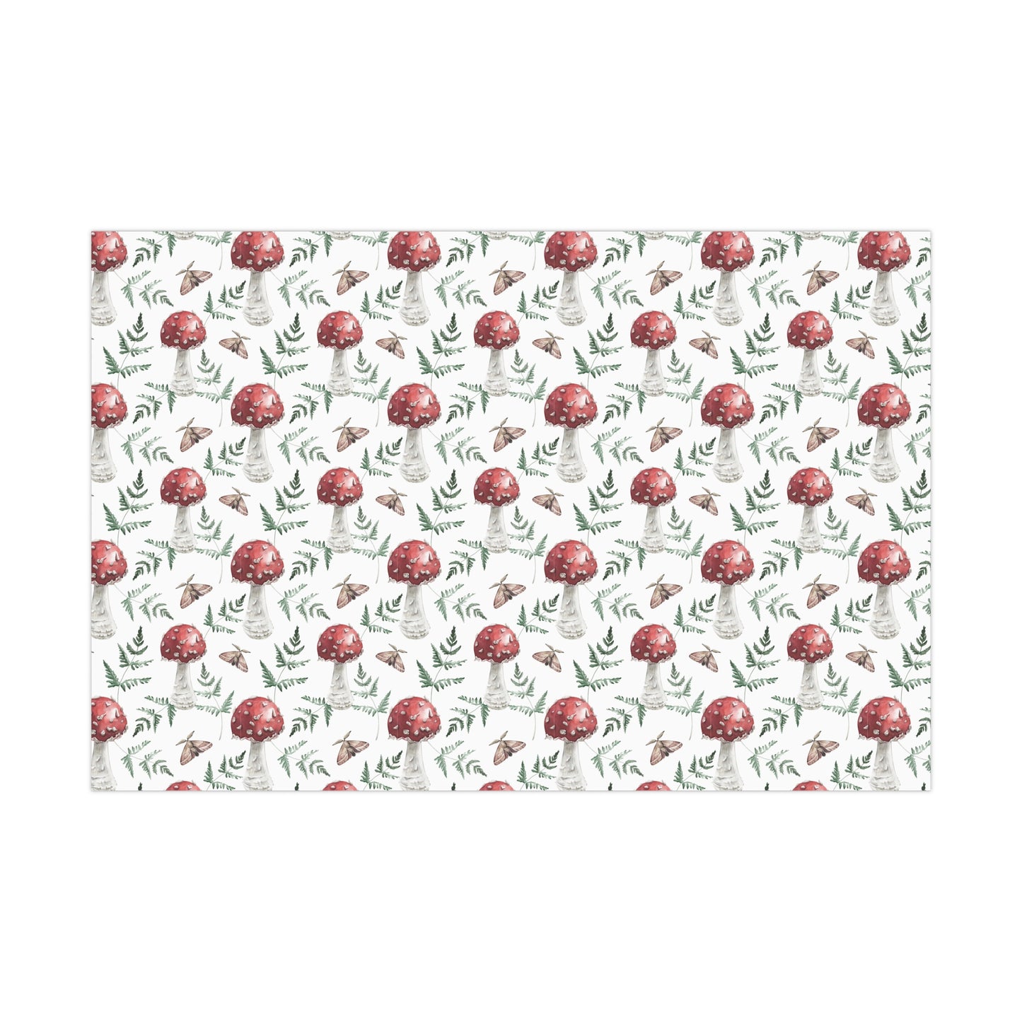 Red Mushroom - Gift Wrap Papers - 10242