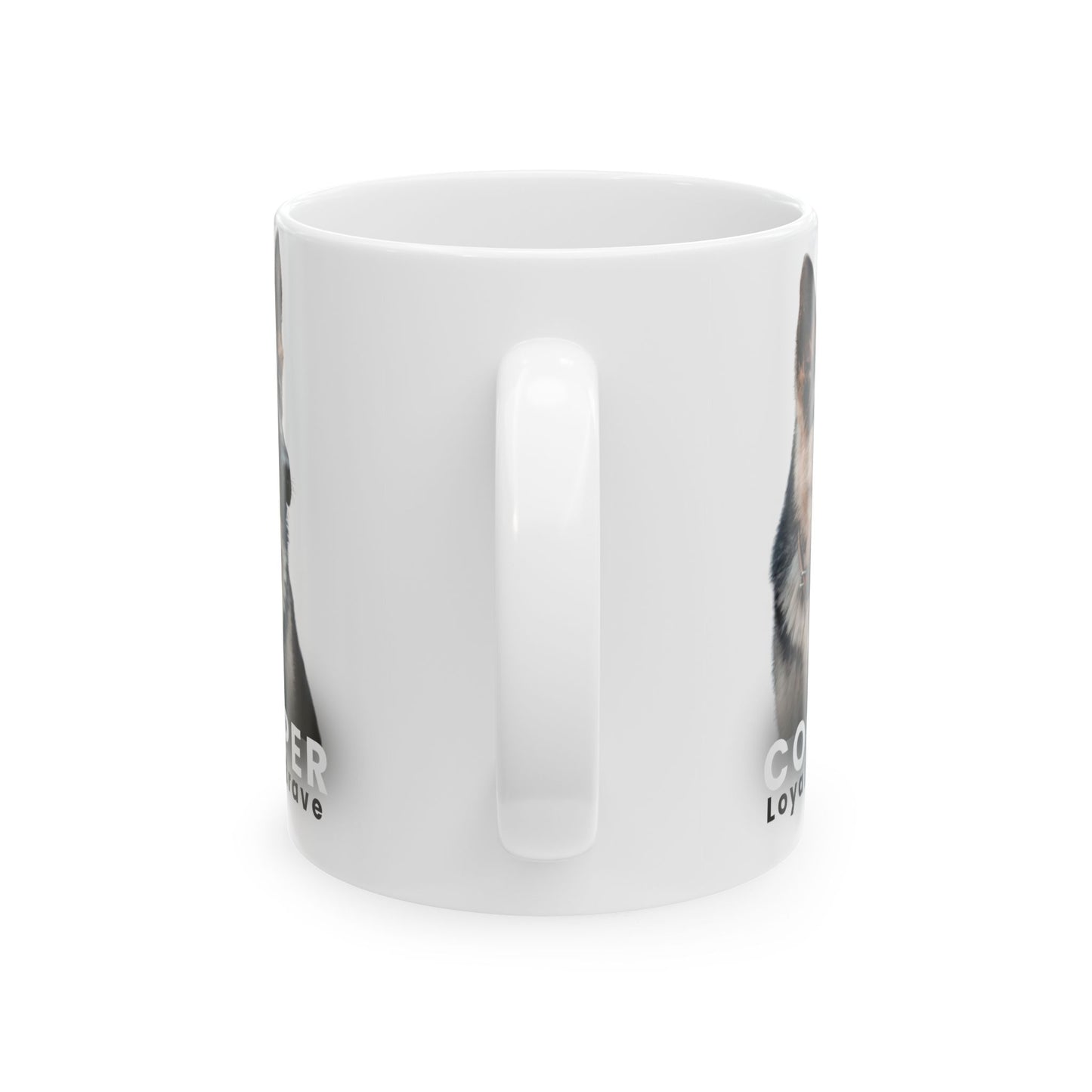 Personalized Dog Photo Mug – Custom Pet Portrait Coffee Cup | Gift for Dog Lovers (11oz / 15oz) - 14827