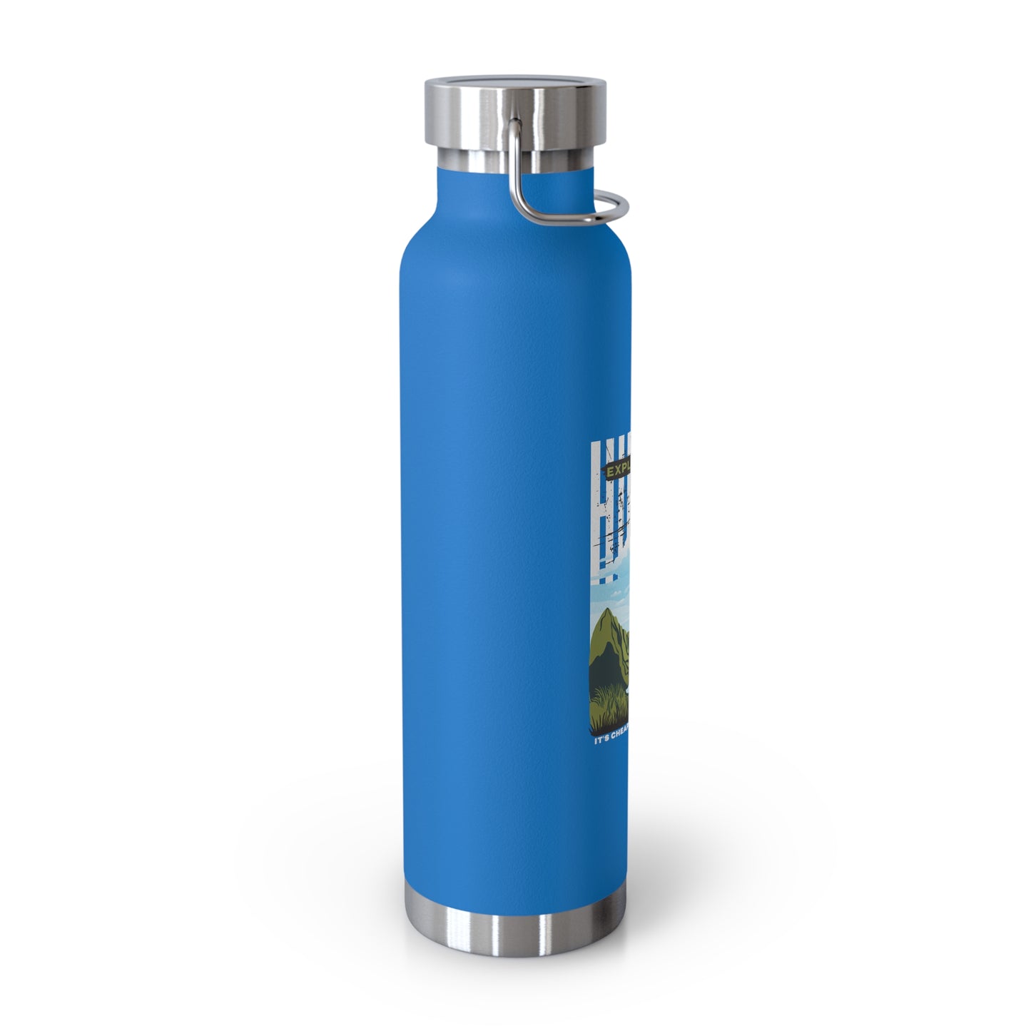 Explore Mode, Hiking - Copper Vacuum Insulated Bottle, 22oz - 10748