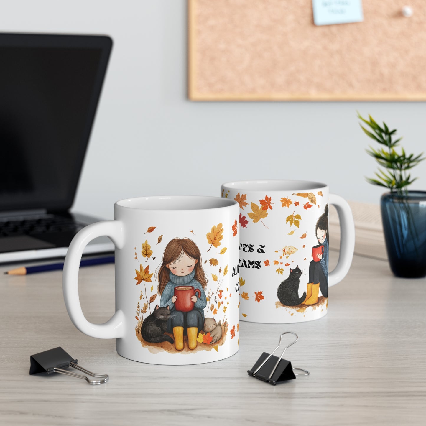 Autumn Leaves & Coffee Dreams - Mug 11oz - 12695
