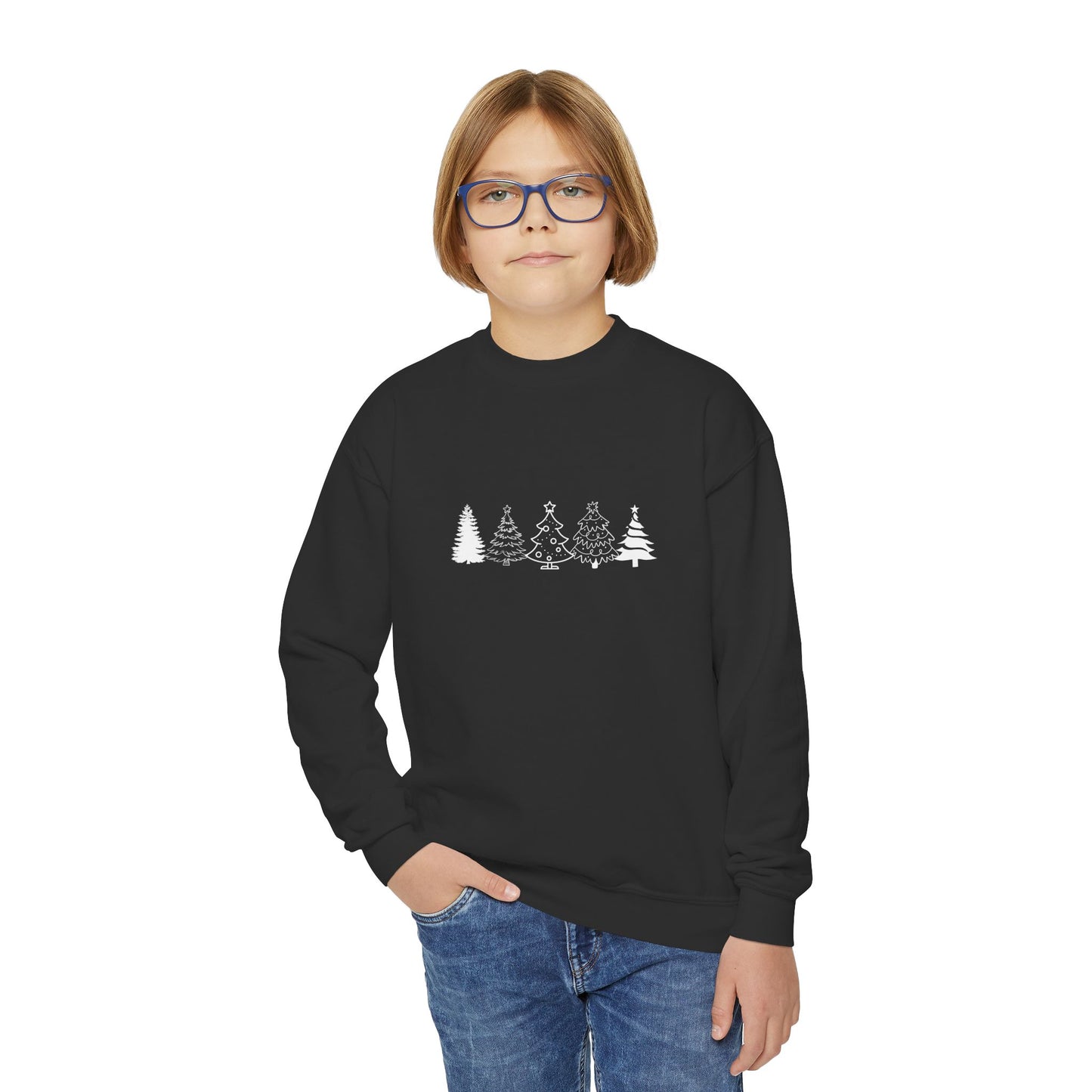 Christmas Trees - Youth Crewneck Sweatshirt