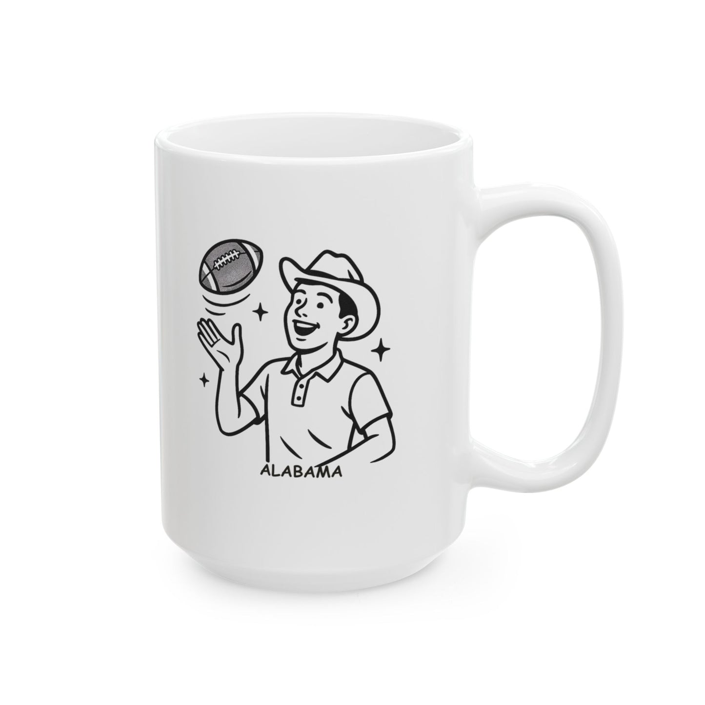 "Alabama: We put the ‘fun’ in ‘fundamentals’." Ceramic Mug - 11oz & 15oz - 12783