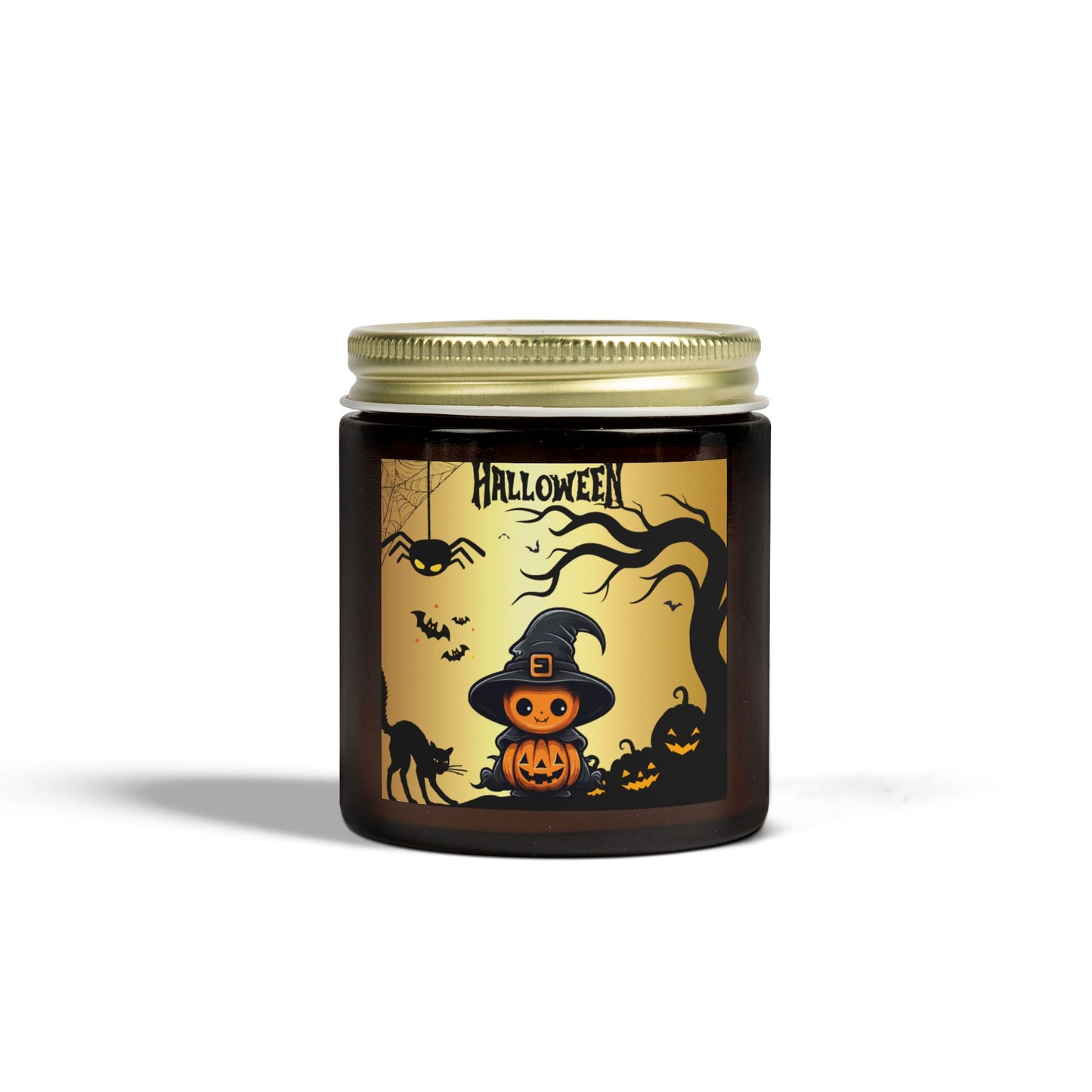 Pumpkin Spice Enchantment - Scented Coconut Apricot Candles (4oz, 9oz)