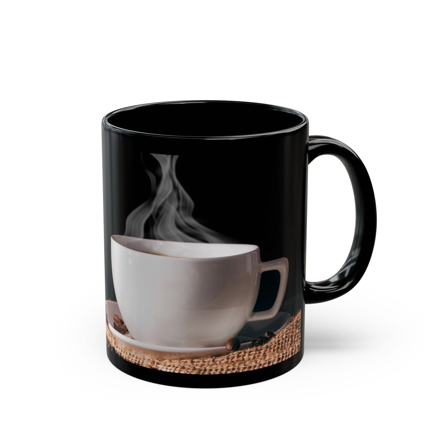 Coffee Time, Do Things at Your Own Pace. Life is Not a Race. Black Mug (11oz, 15oz) - 11240