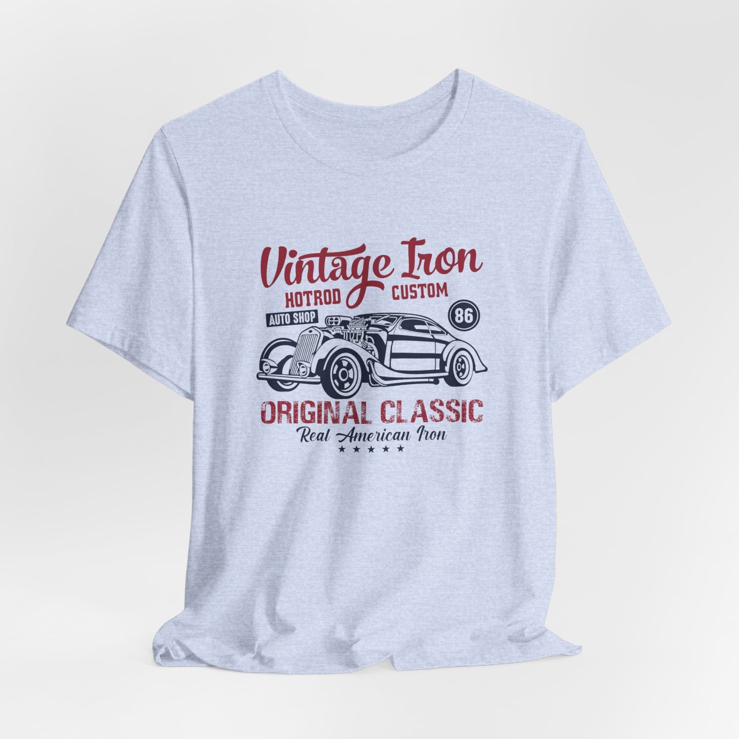 Vintage Iron, Hotrod Custom, Original Classic - Unisex Jersey Short Sleeve Tee