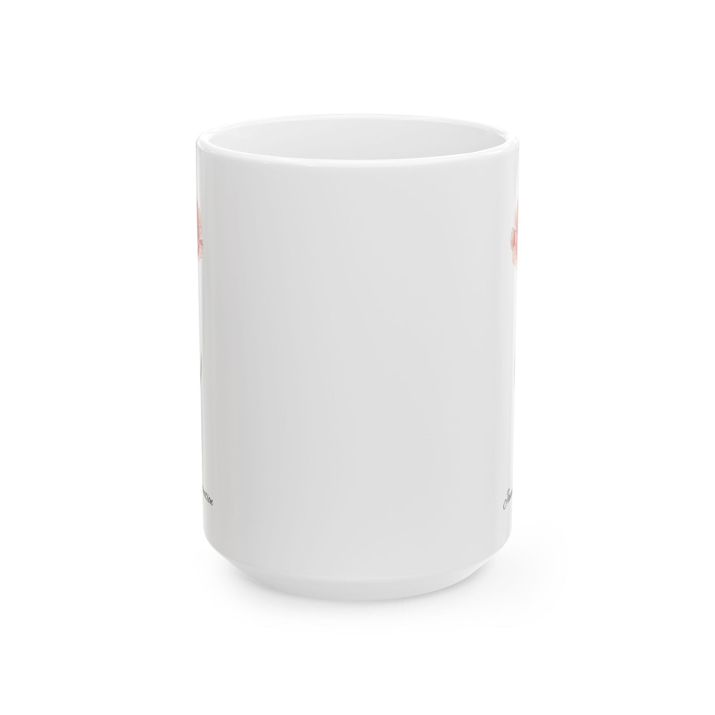 January Carnation Birth Flower Mug – Customizable (11oz & 15oz) - 14669