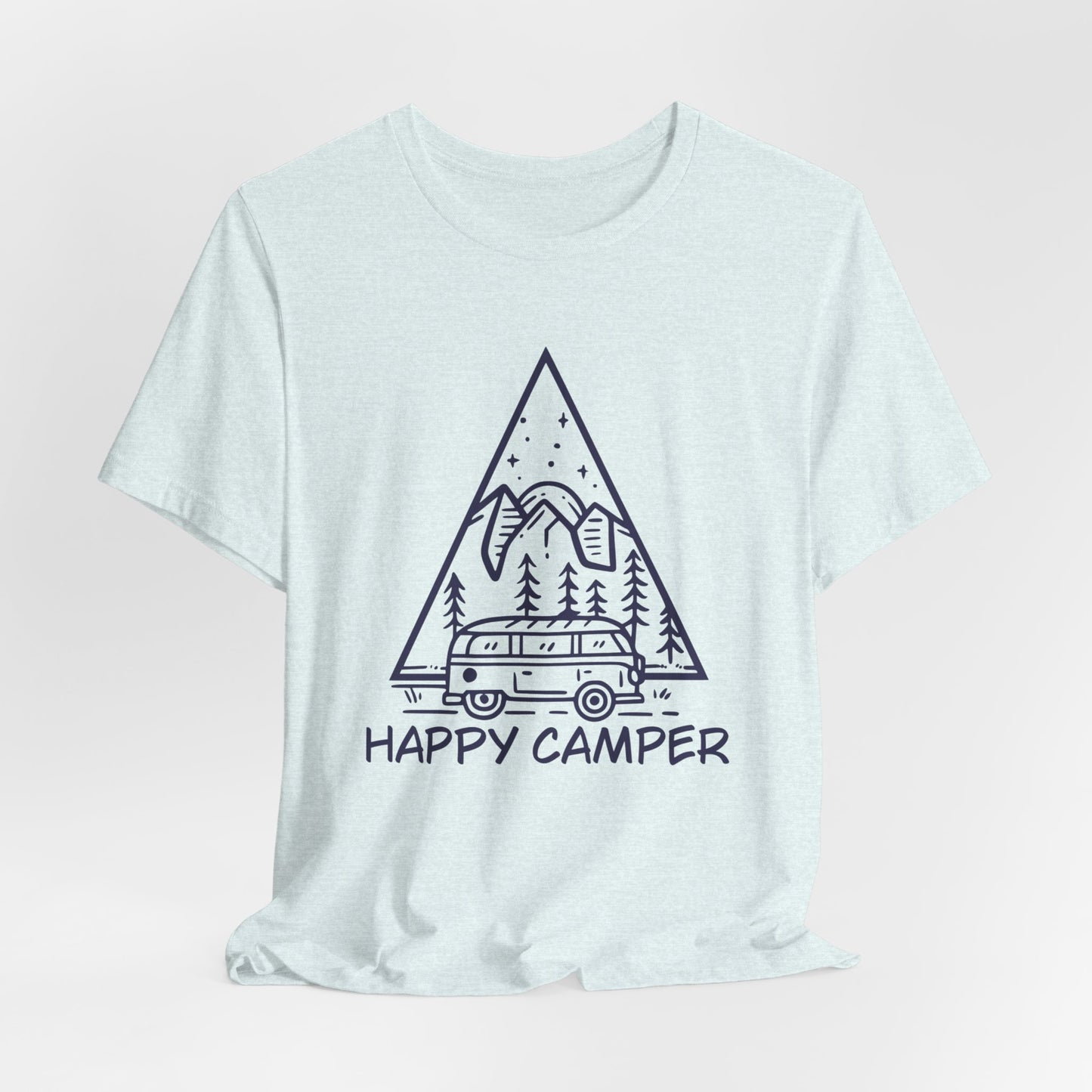 Happy Camper - Unisex Jersey Short Sleeve Tee