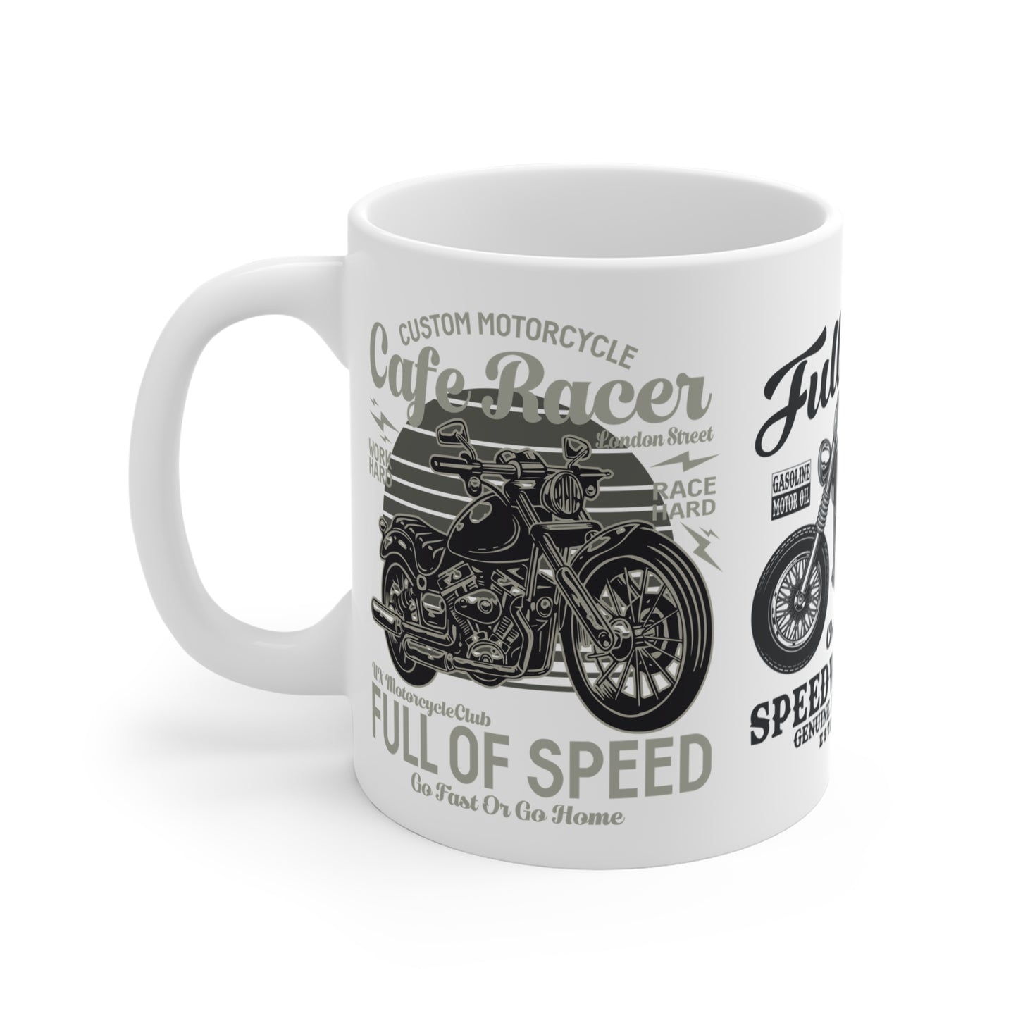 Full Speed, Vintage Motor - Mug 11oz