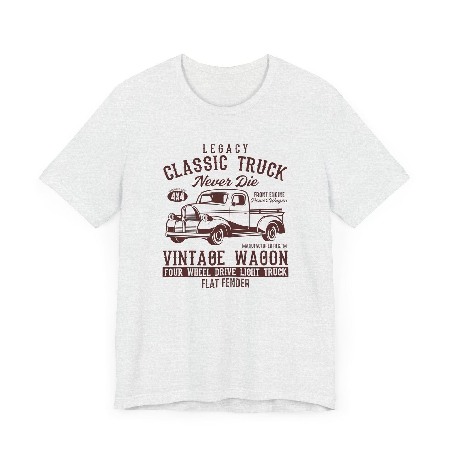 Legacy Classic Truck Never Die - Unisex Jersey Short Sleeve Tee